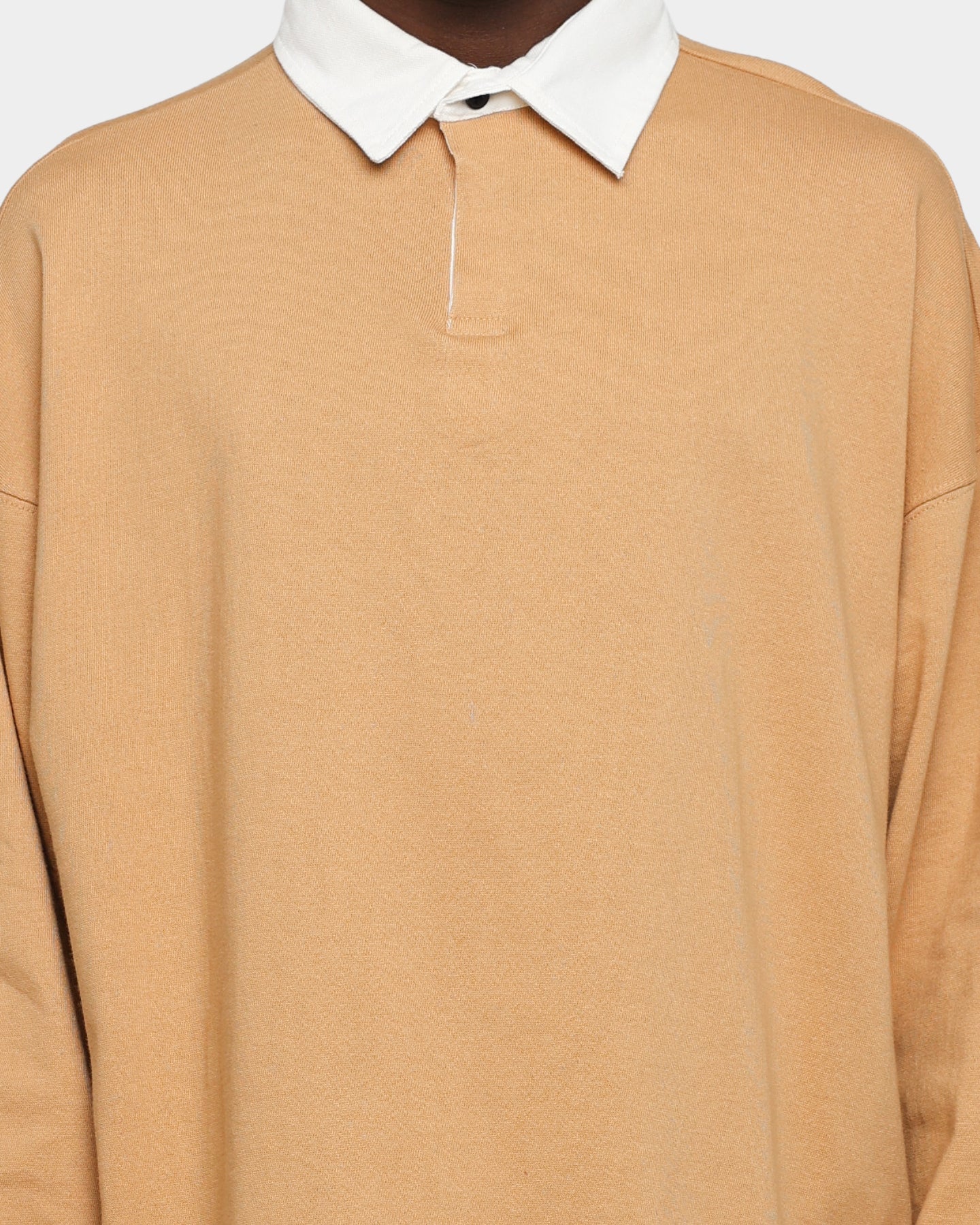MNML Oversized Rugby Shirt Khaki