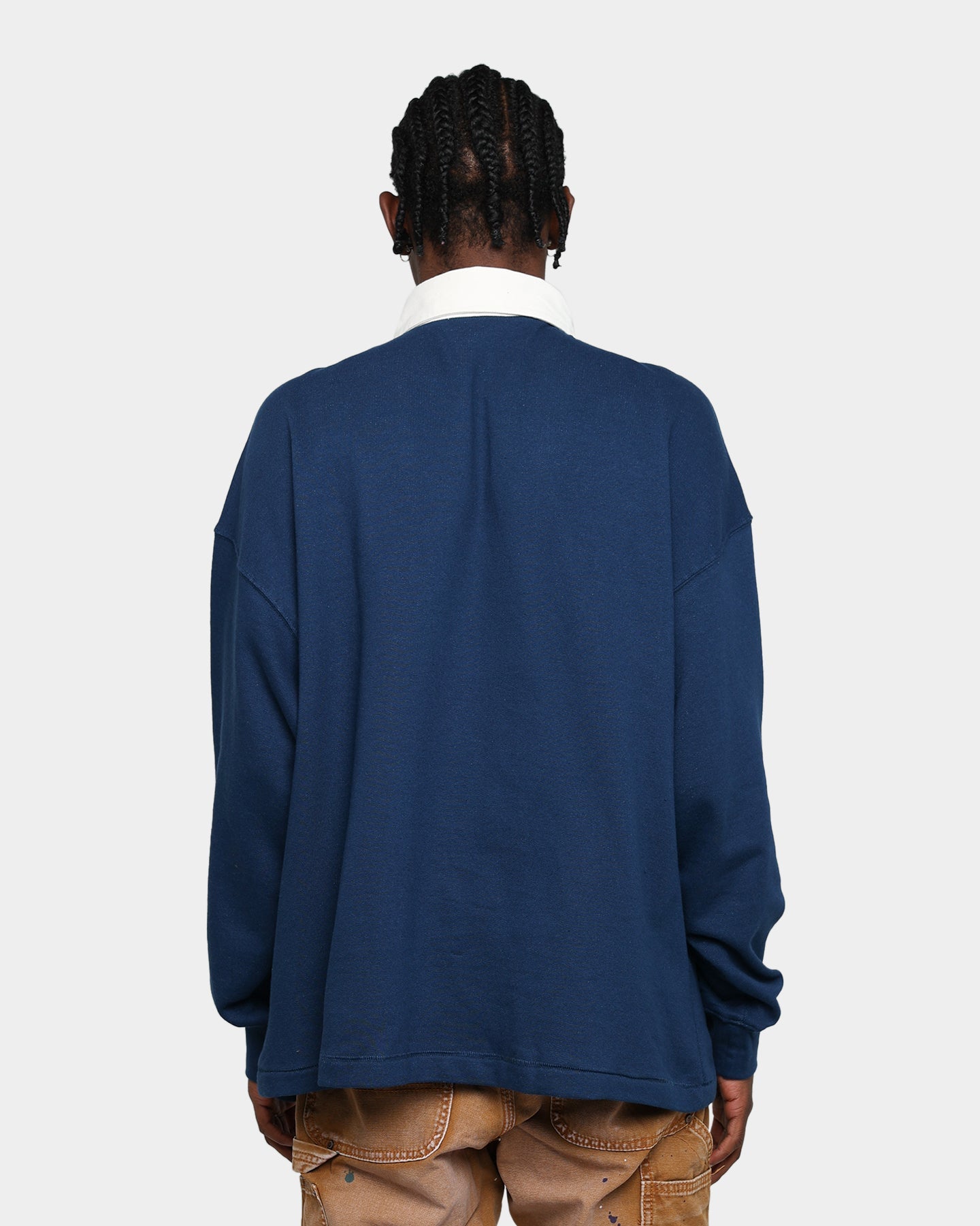 MNML Oversized Rugby Shirt Navy