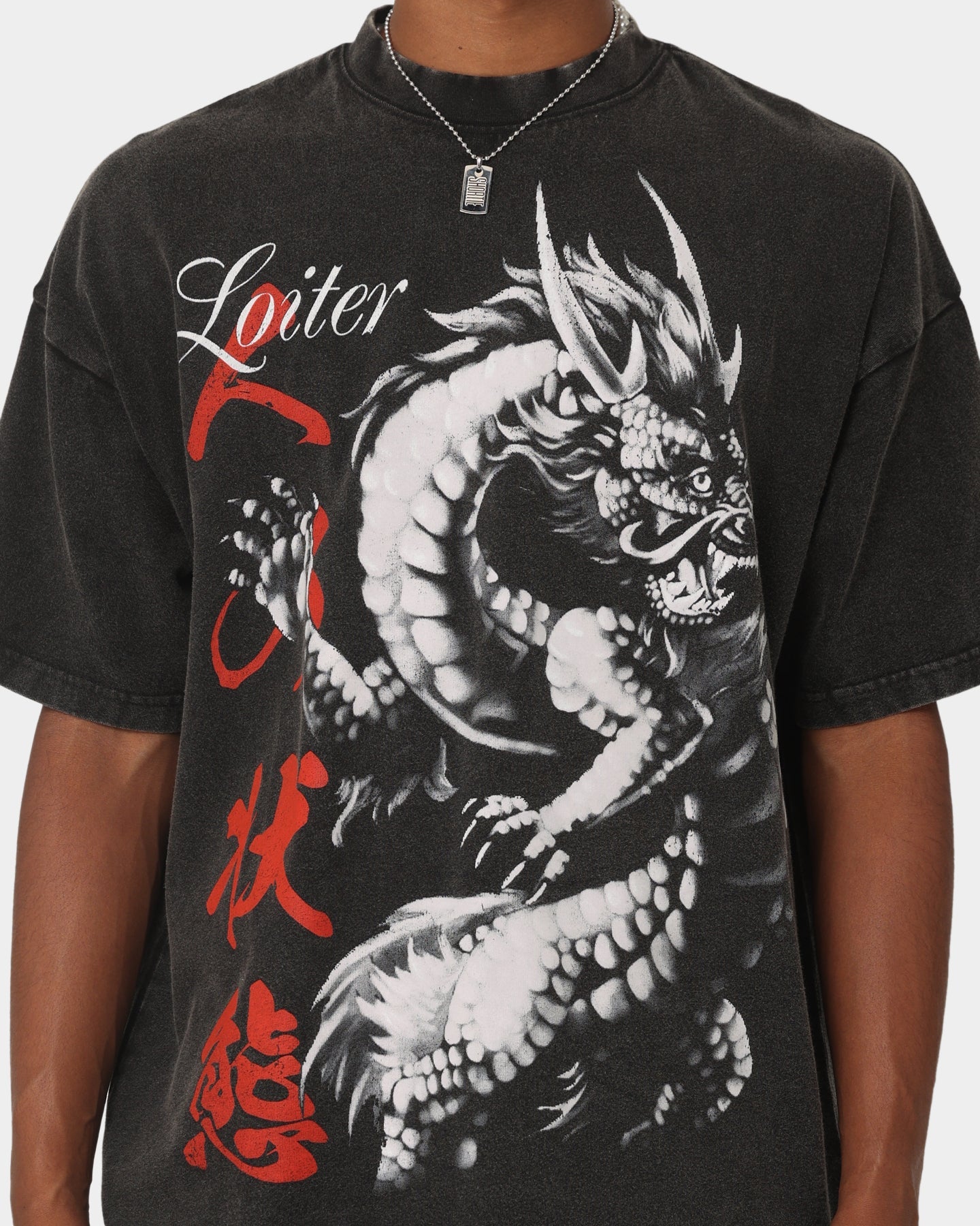 Loiter Dynasty T-Shirt Vintage Black