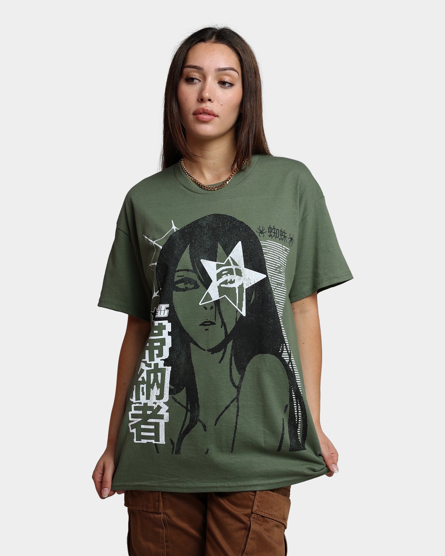 Goat Crew Delinquent T-Shirt Military Green Style001