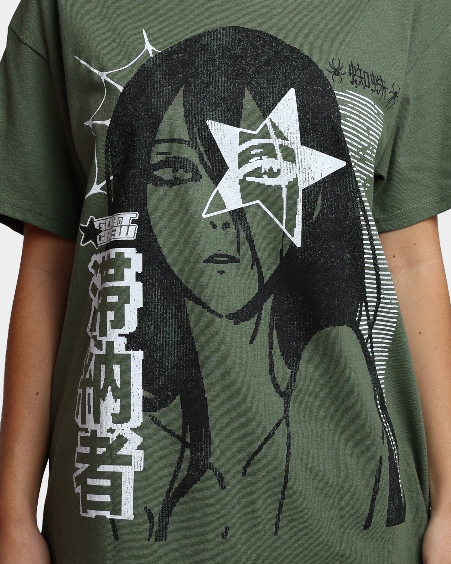 Goat Crew Delinquent T-Shirt Military Green Style001