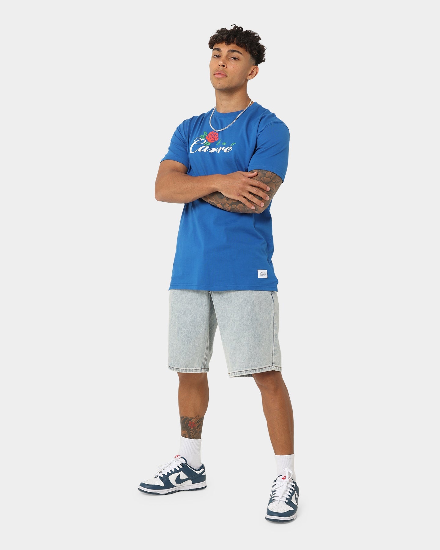 Carr√© LA Rose T-Shirt Blue