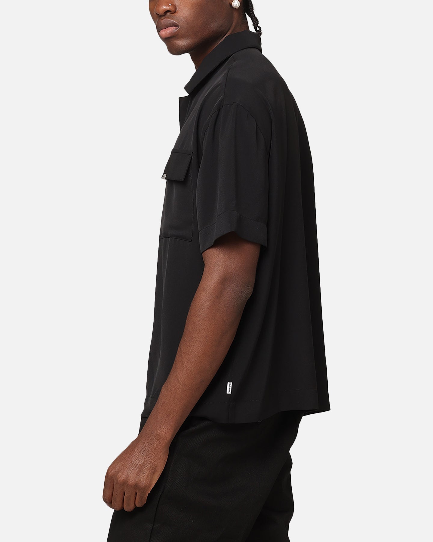 Carr√© Exceptional Pocket Oversized Shirt Black