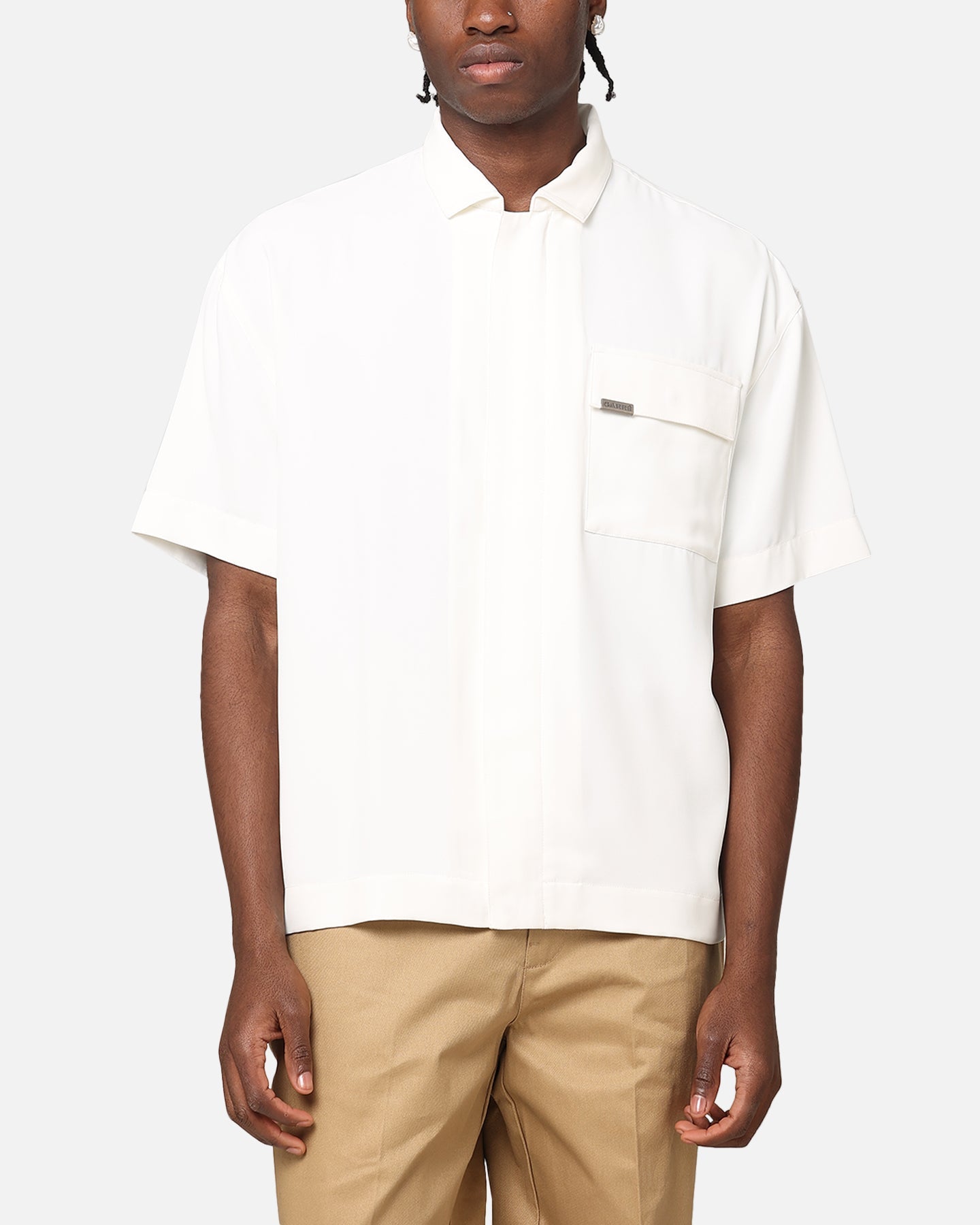 Carr√© Exceptional Pocket Oversized Shirt Off White