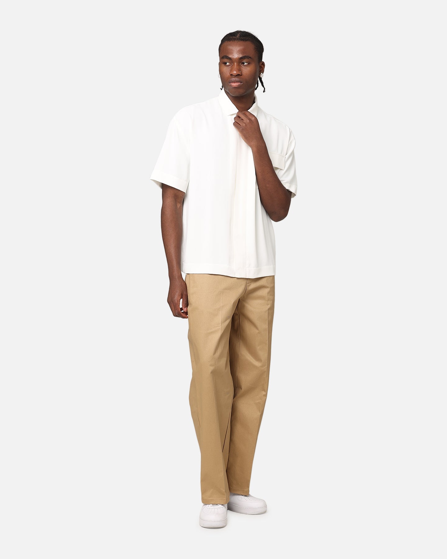 Carr√© Exceptional Pocket Oversized Shirt Off White