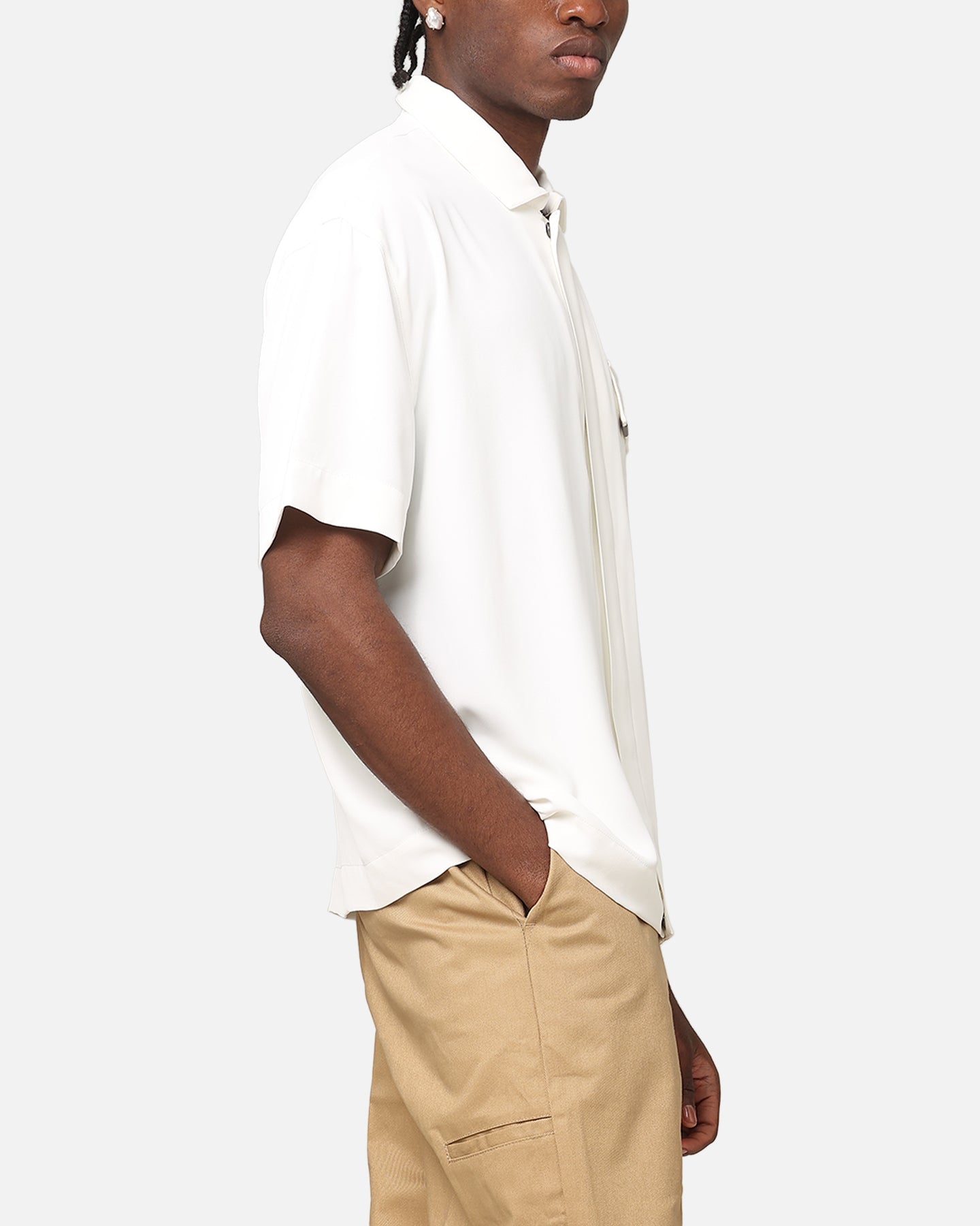 Carr√© Exceptional Pocket Oversized Shirt Off White
