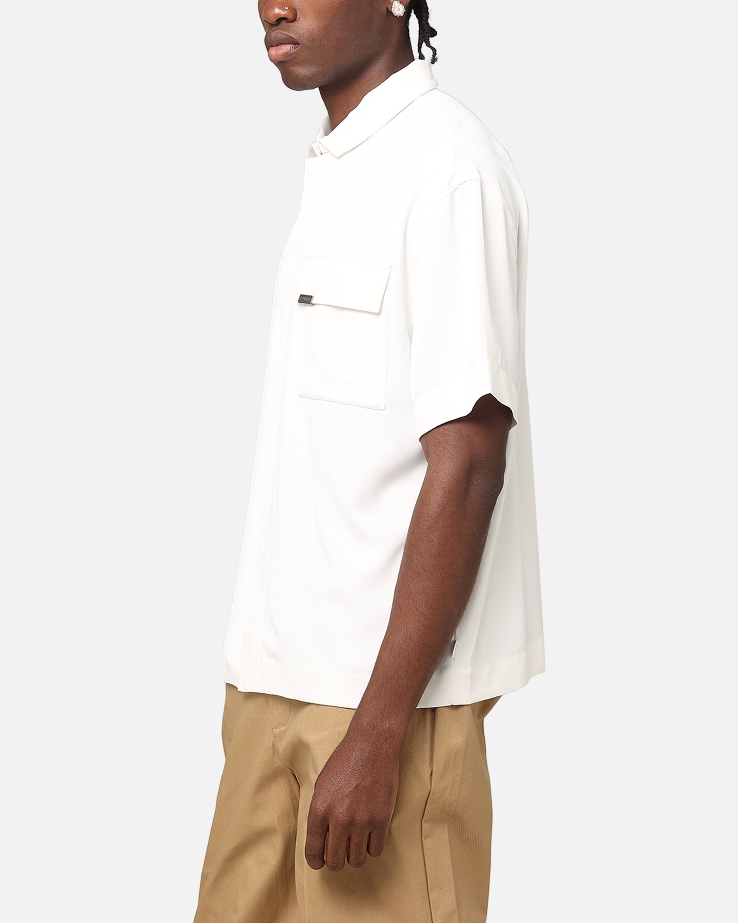 Carr√© Exceptional Pocket Oversized Shirt Off White