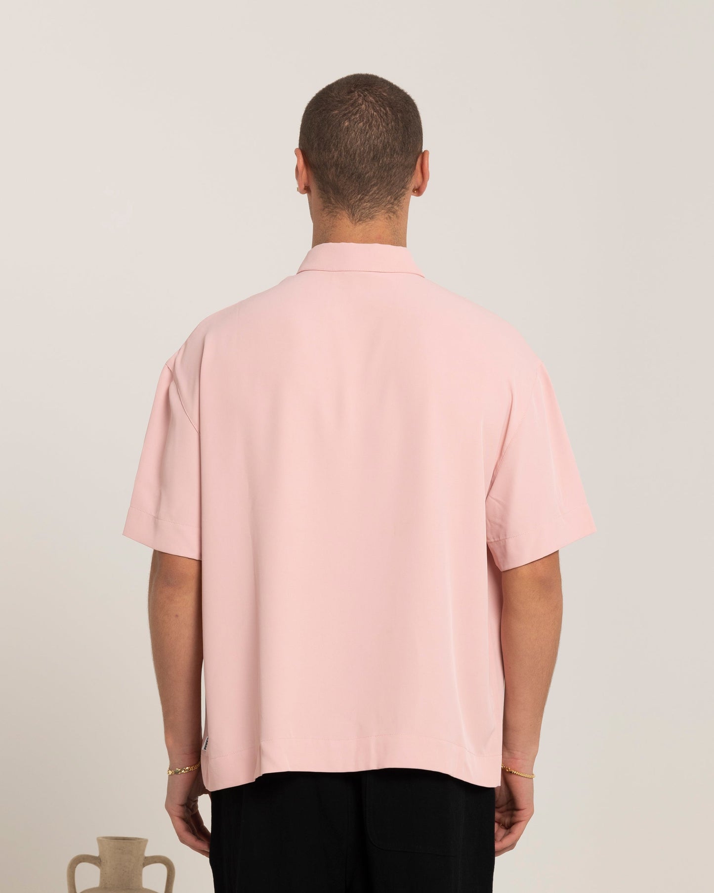 Carr√© Exceptional Pocket Oversized Shirt Pink