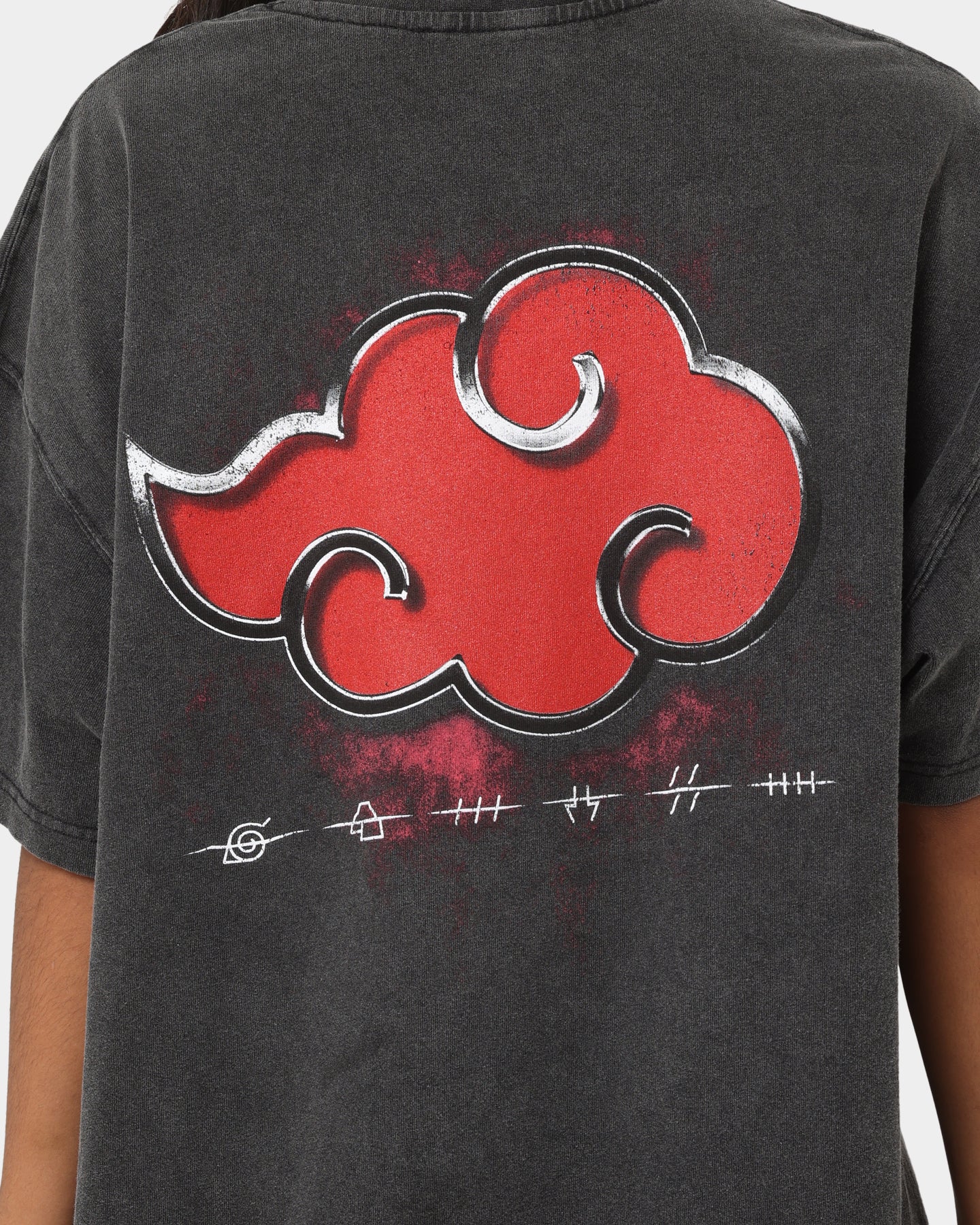 Goat Crew X Naruto Akatsuki Organic Heavyweight Vintage T-Shirt Vintage Black Style001