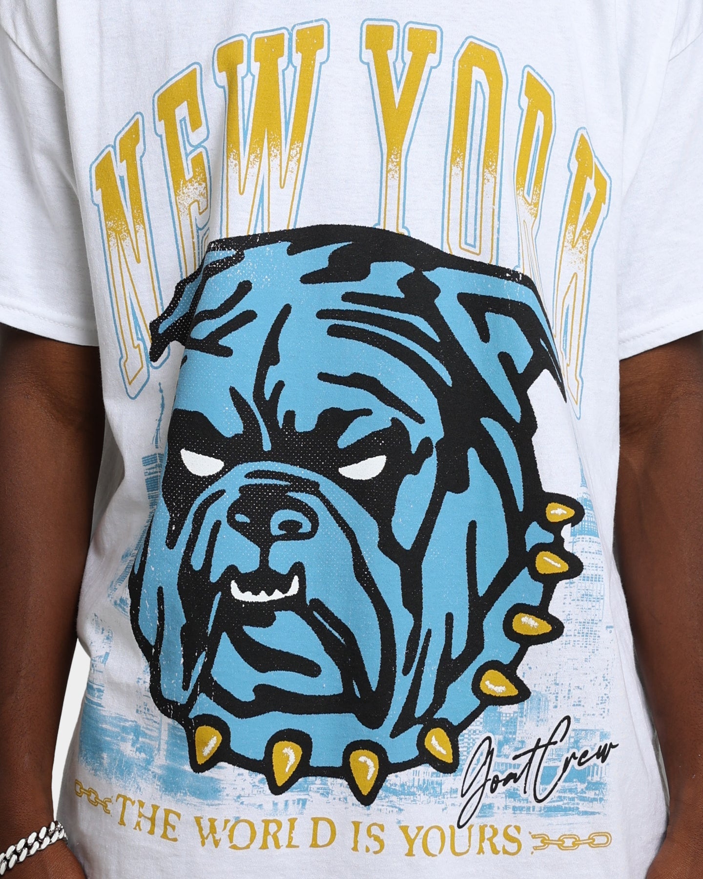 Goat Crew The World Is Yours T-Shirt White