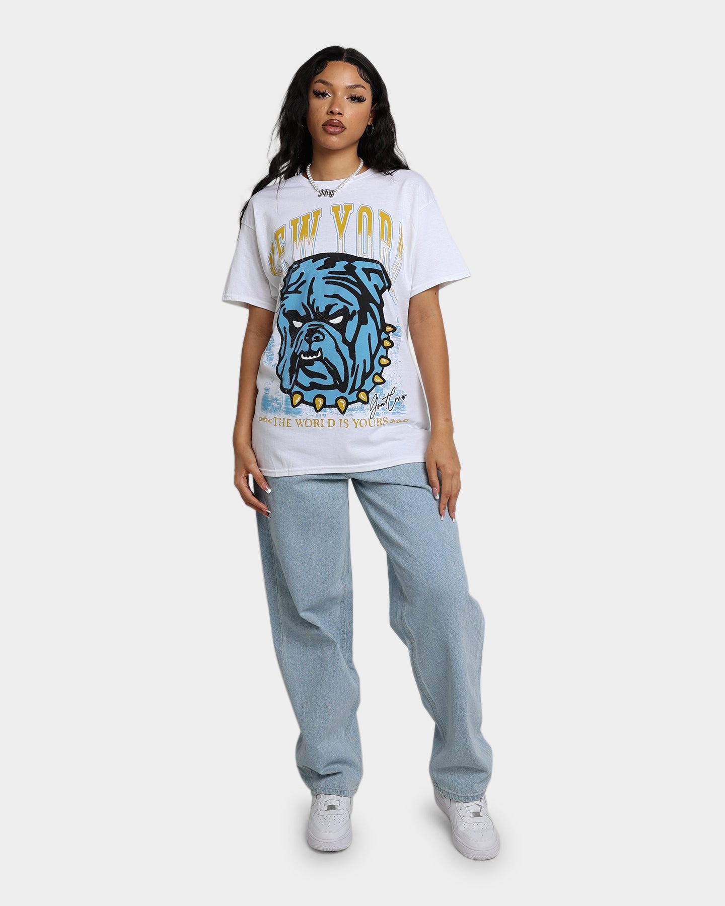 Goat Crew The World Is Yours T-Shirt White Style001
