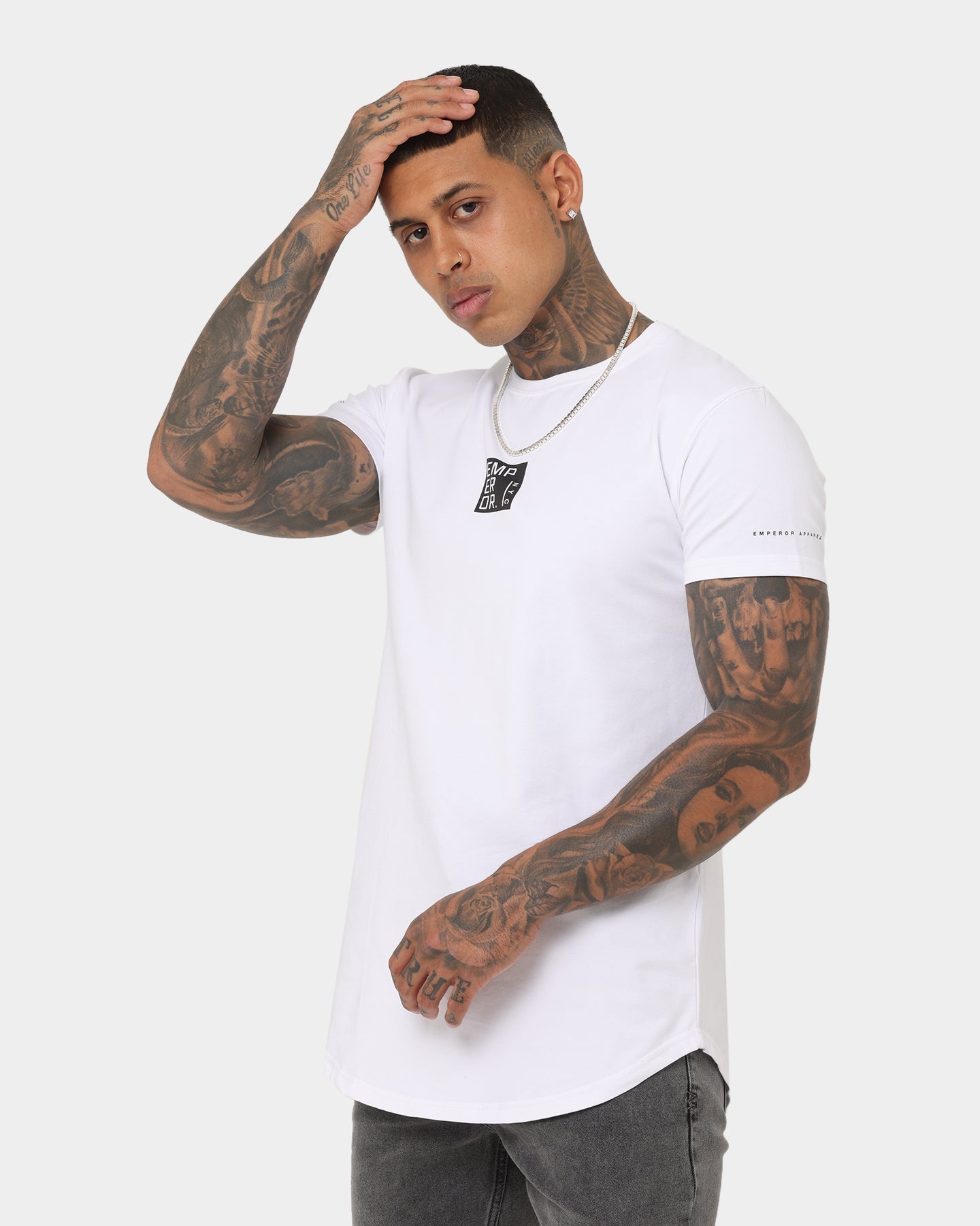 Emperor Apparel Cubics After Dark T-Shirt White