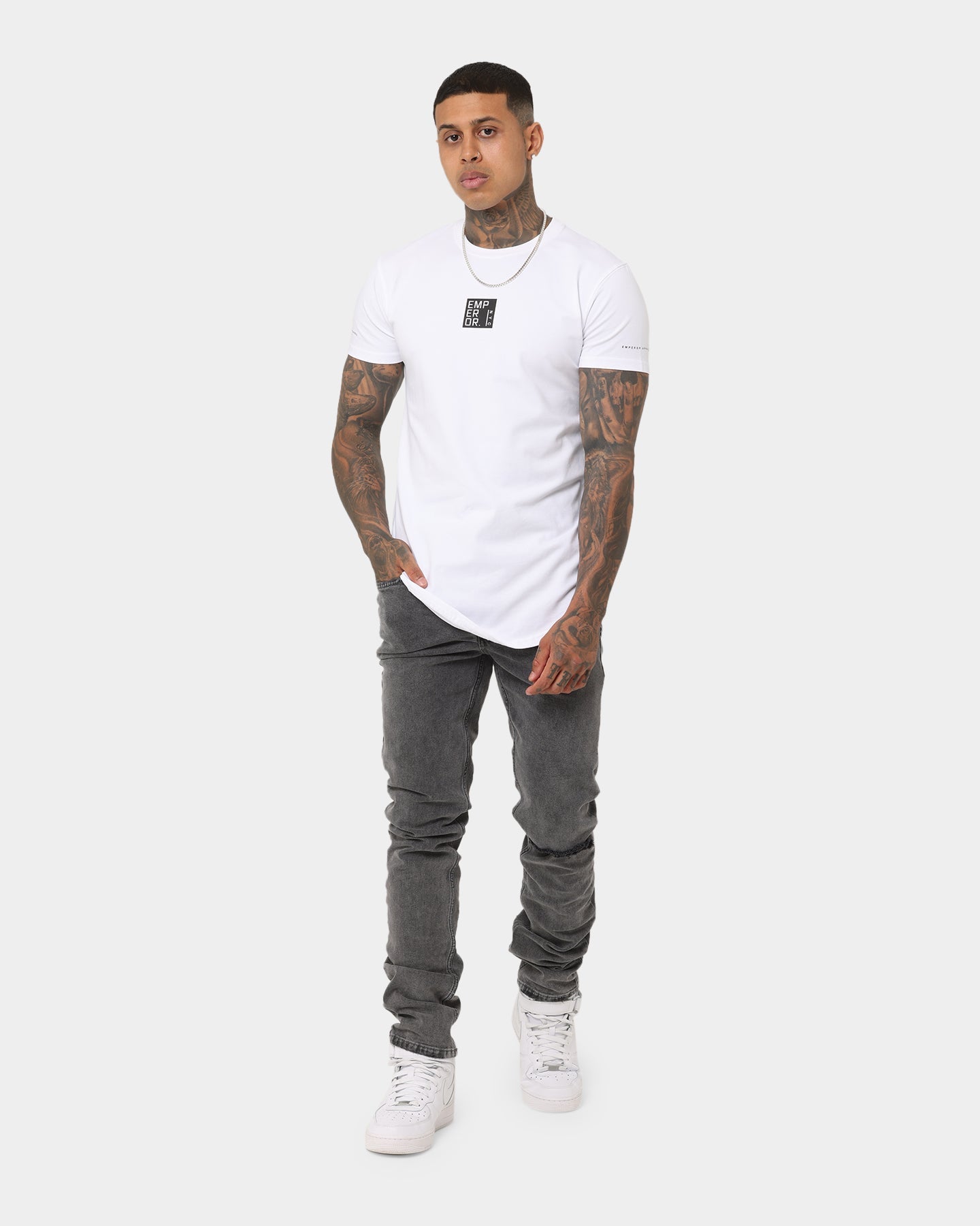 Emperor Apparel Cubics After Dark T-Shirt White
