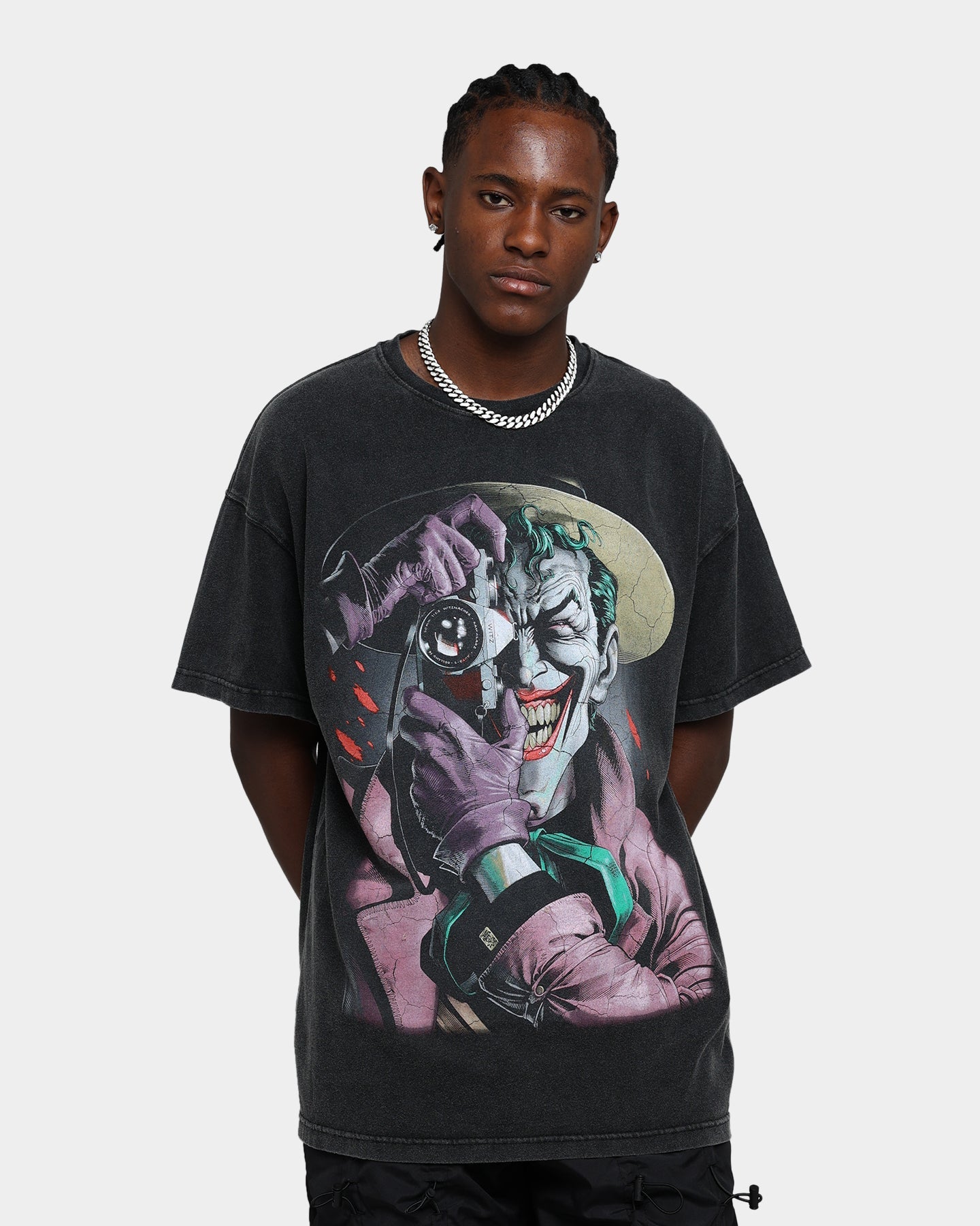 Goat Crew X DC Batman The Killing Joke  Vintage T-Shirt Black Wash