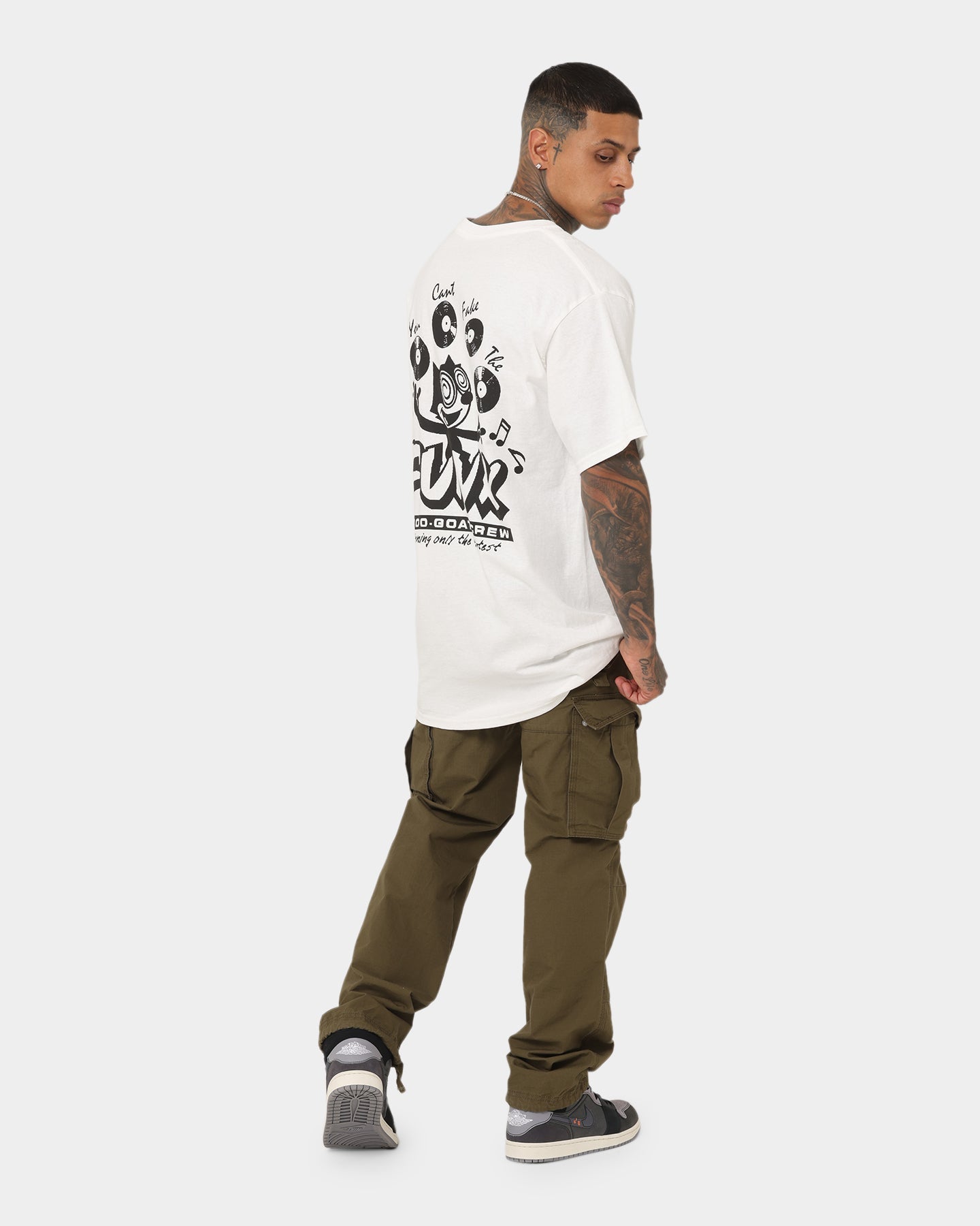 Goat Crew Funk T-Shirt White