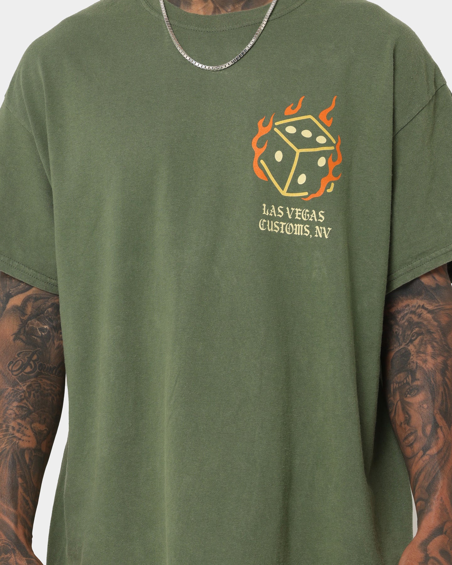 Goat Crew West Coast Customs T-Shirt Military Green