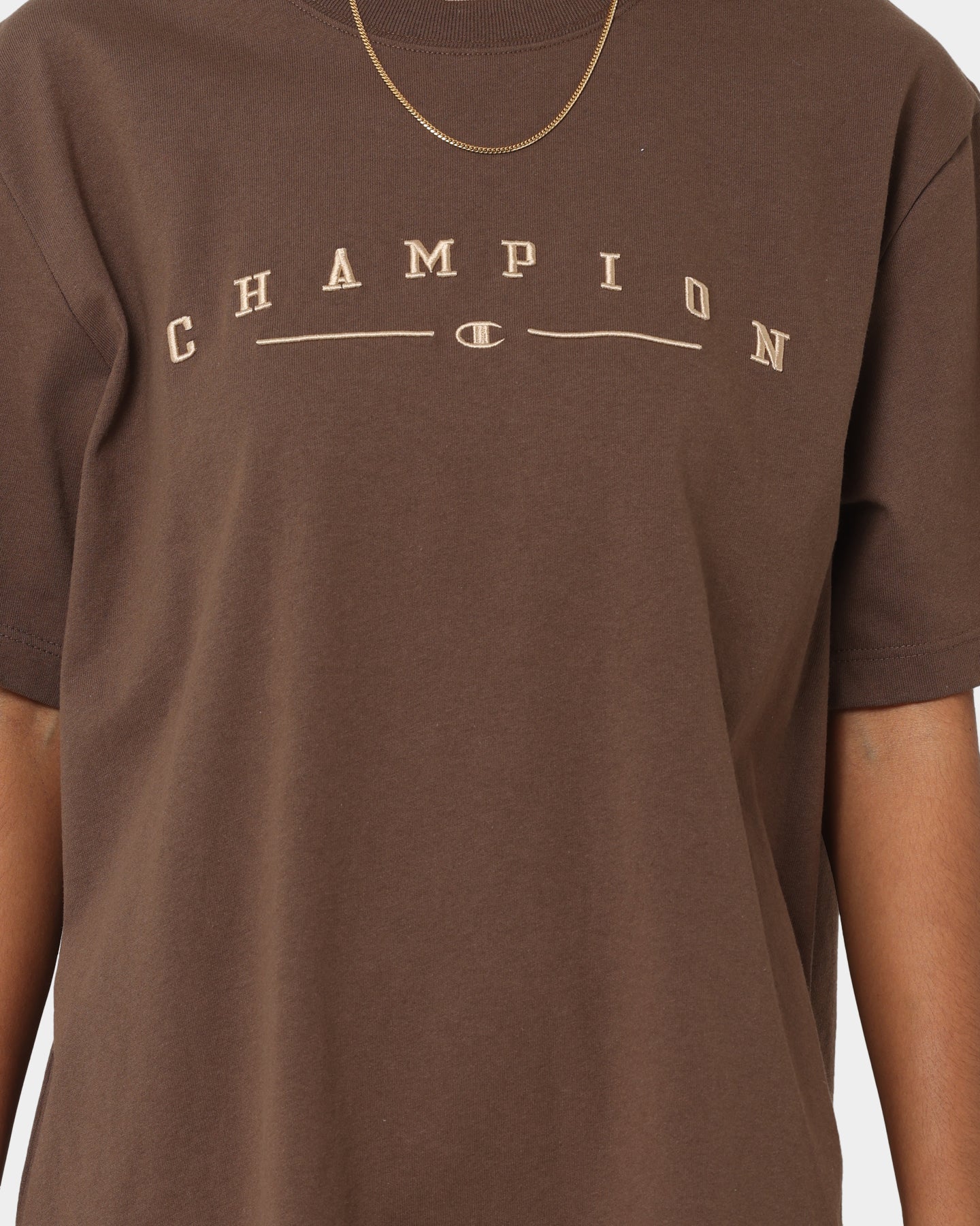 Champion Women's Heritage Double Collar T-Shirt Espresso Martini