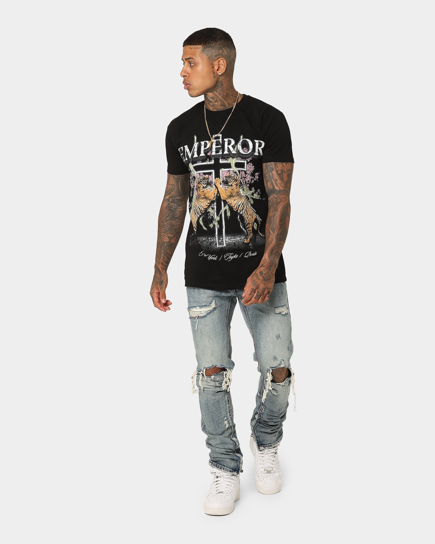 Emperor Apparel Kingdom Hustle T-Shirt Black