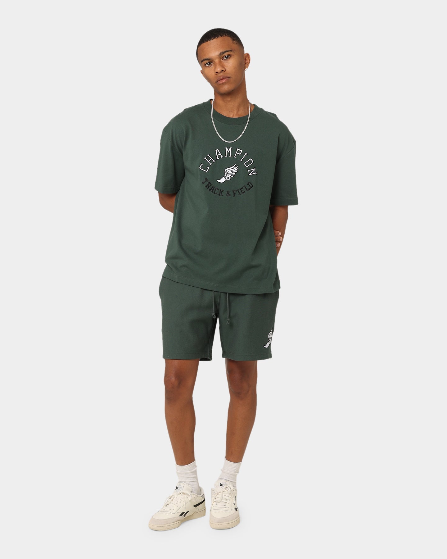 Champion Heritage Track Logo T-Shirt Metaphor