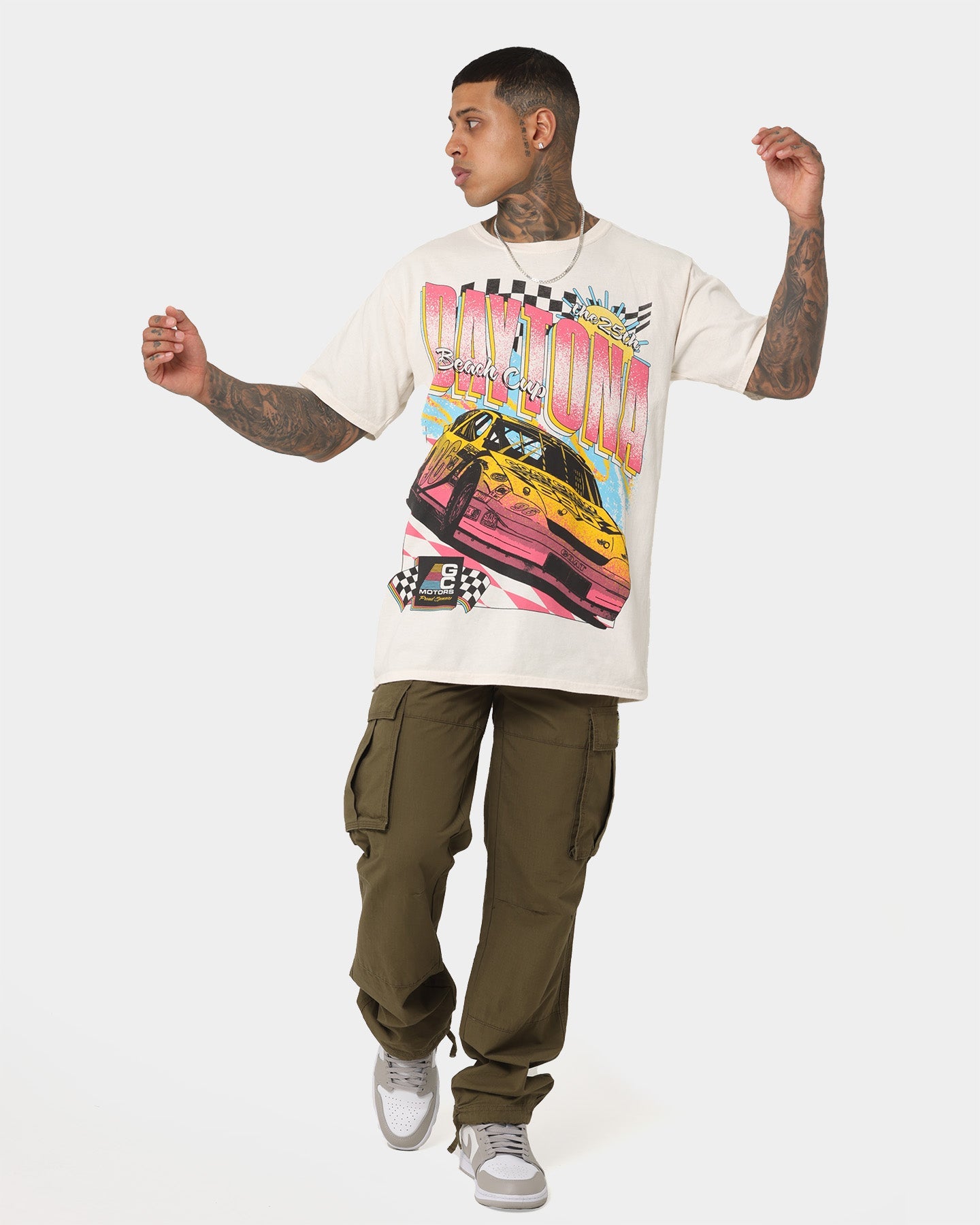 Goat Crew Daytona Cup Ultra T-Shirt Off White