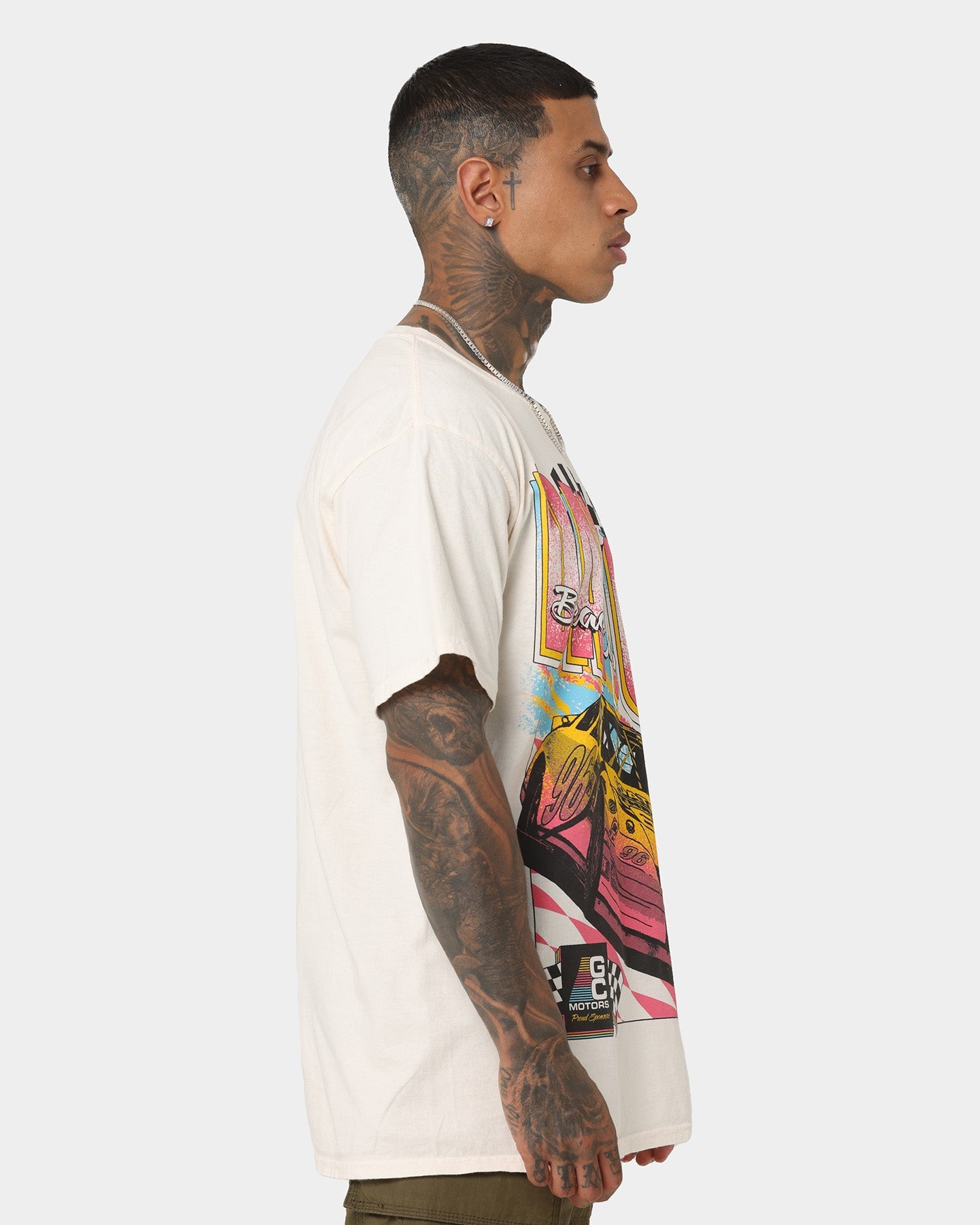 Goat Crew Daytona Cup Ultra T-Shirt Off White