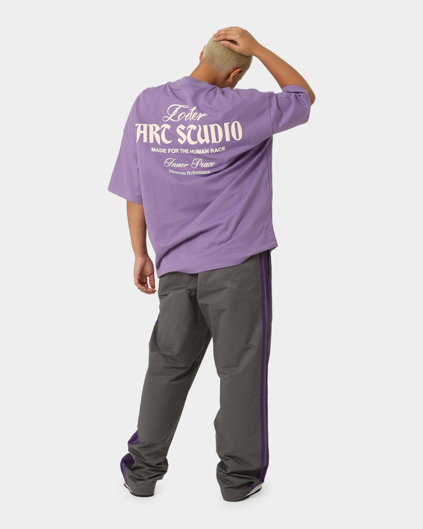 Loiter Art Studio Premium T-Shirt Purple Style001