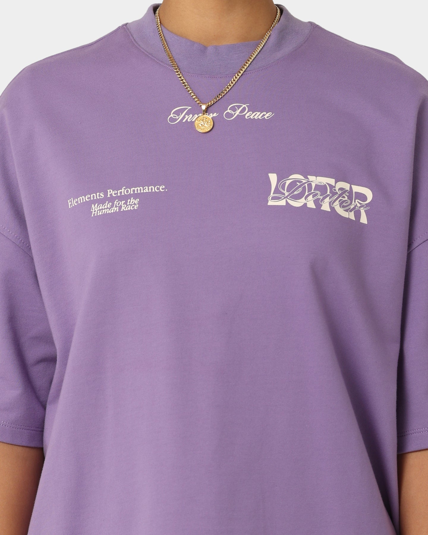 Loiter Art Studio Premium T-Shirt Purple Style001