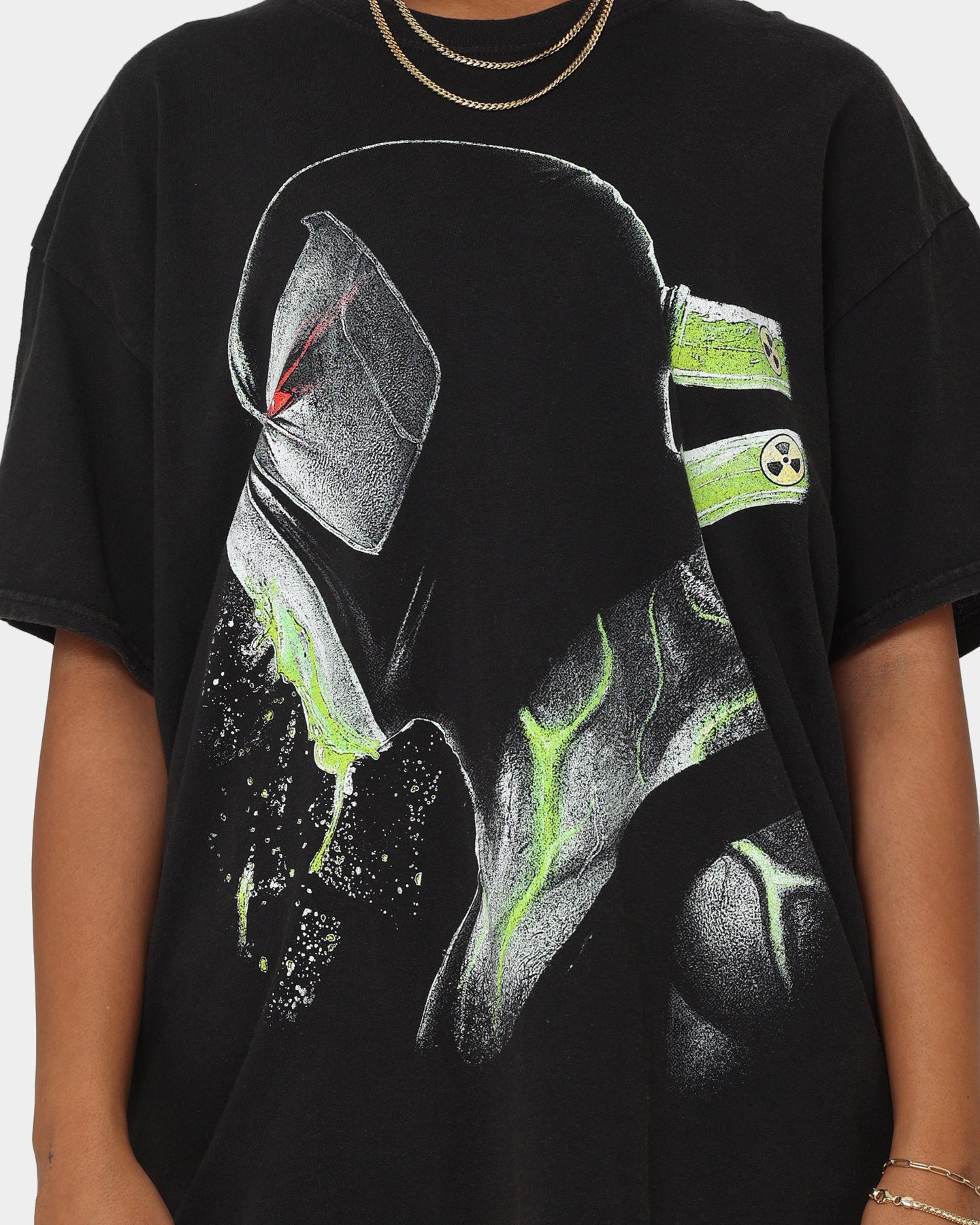 Goat Crew X DC Batman Bane Metal Vintage T-Shirt Black Wash Style001