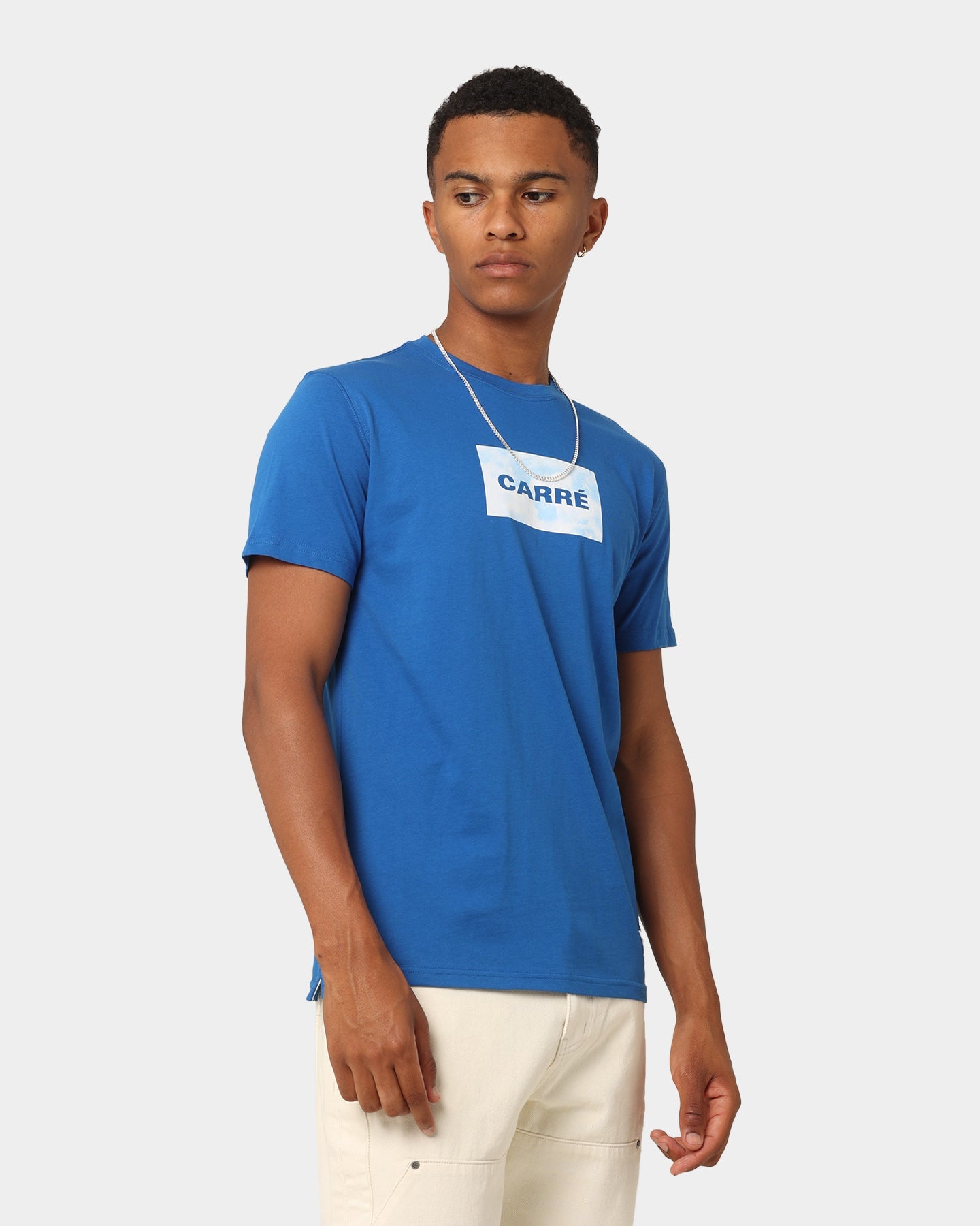 Carr√© Cloud Box Classique T-Shirt Blue