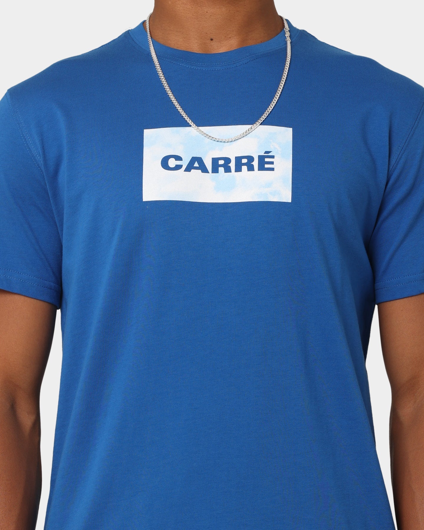 Carr√© Cloud Box Classique T-Shirt Blue