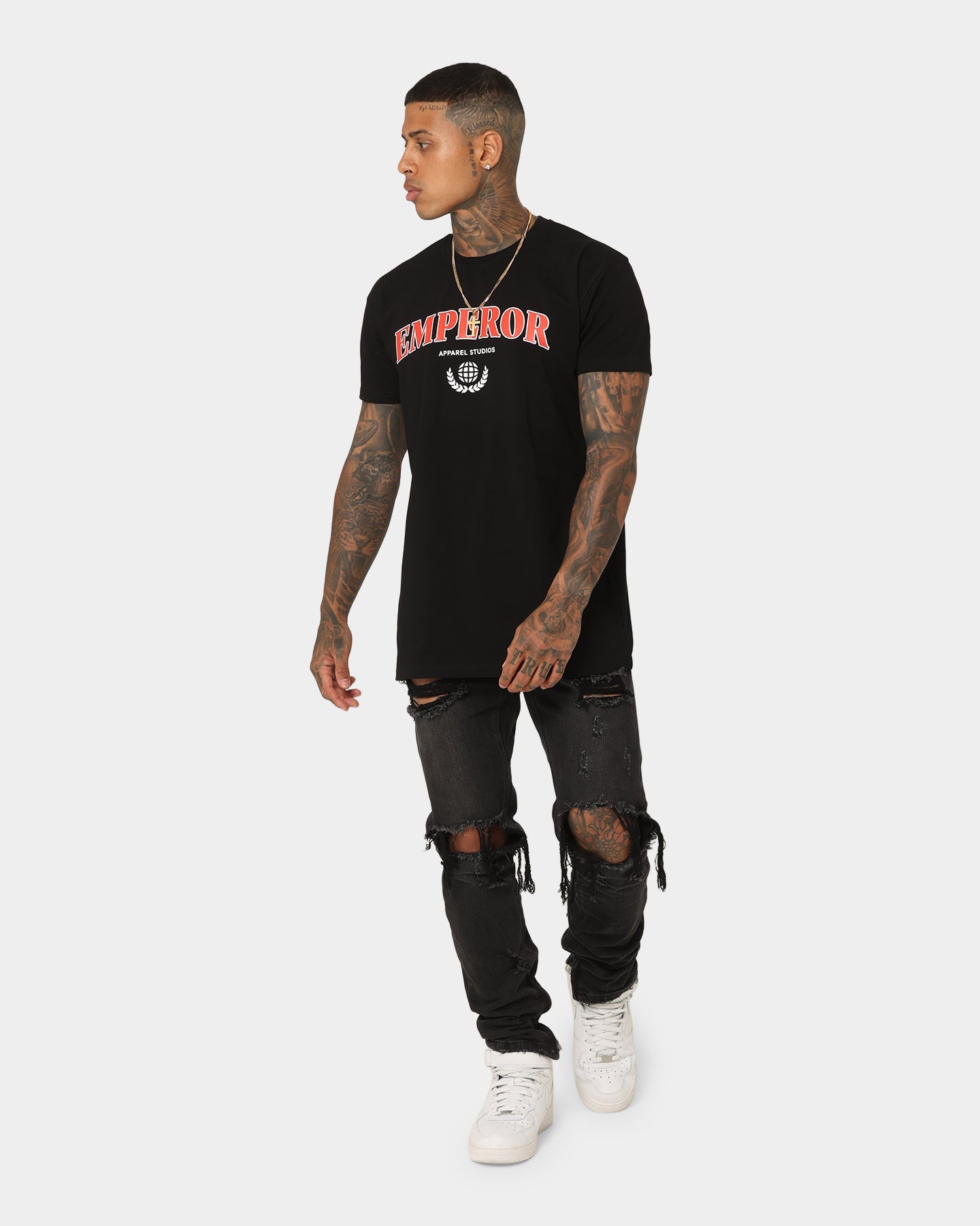 Emperor Apparel Heritage Hustle T-Shirt Black