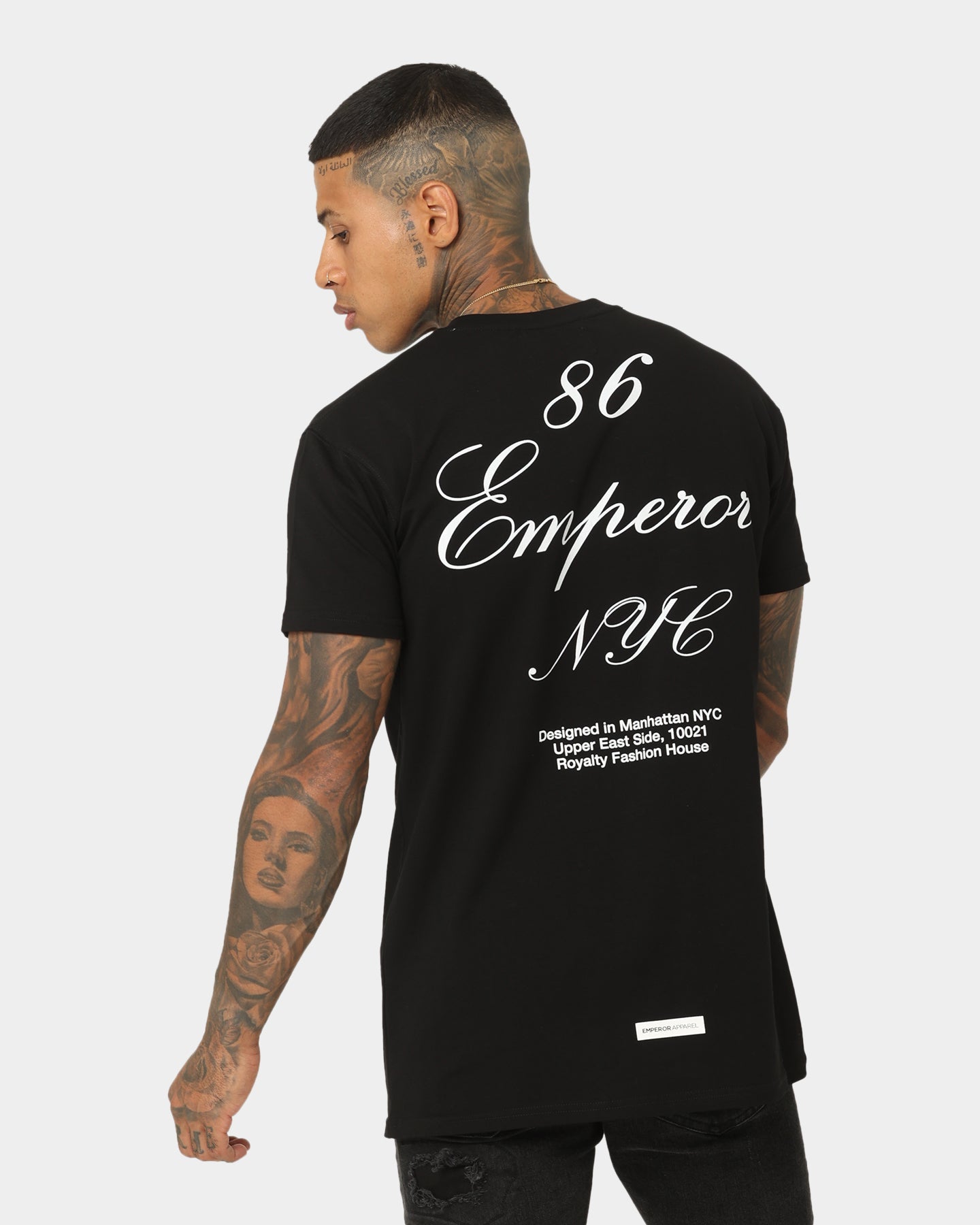 Emperor Apparel The Script T-Shirt Black