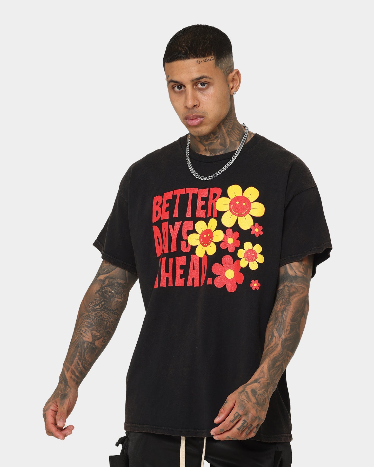 Goat Crew Better Days Vintage T-Shirt Black Wash