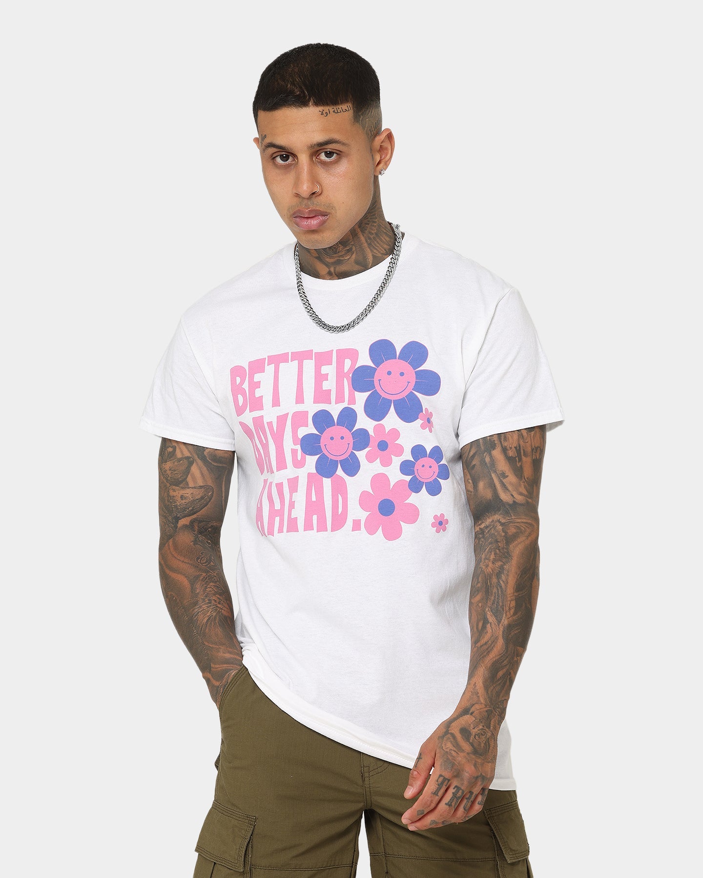 Goat Crew Better Days Vintage T-Shirt White