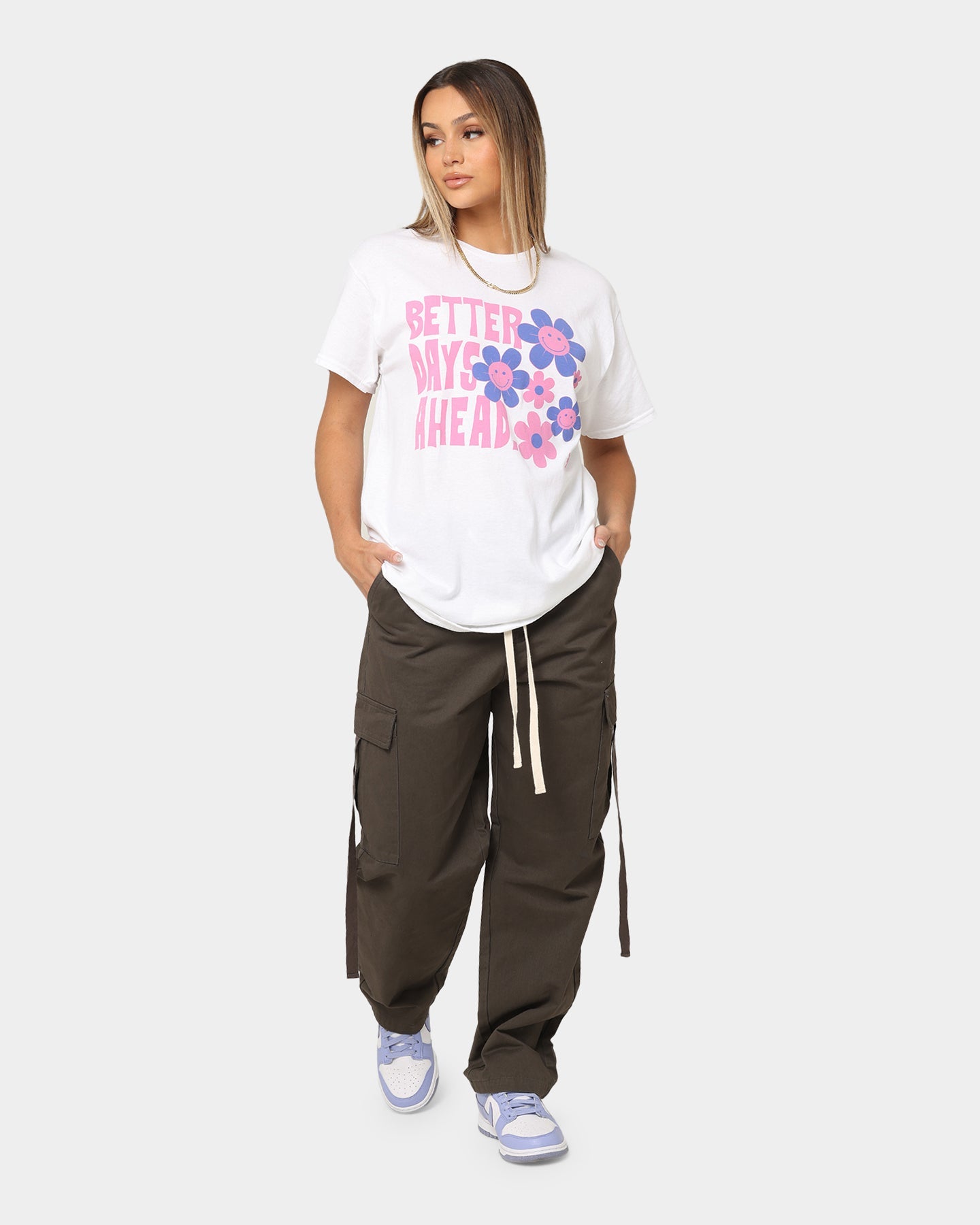 Goat Crew Better Days Vintage T-Shirt White Style001