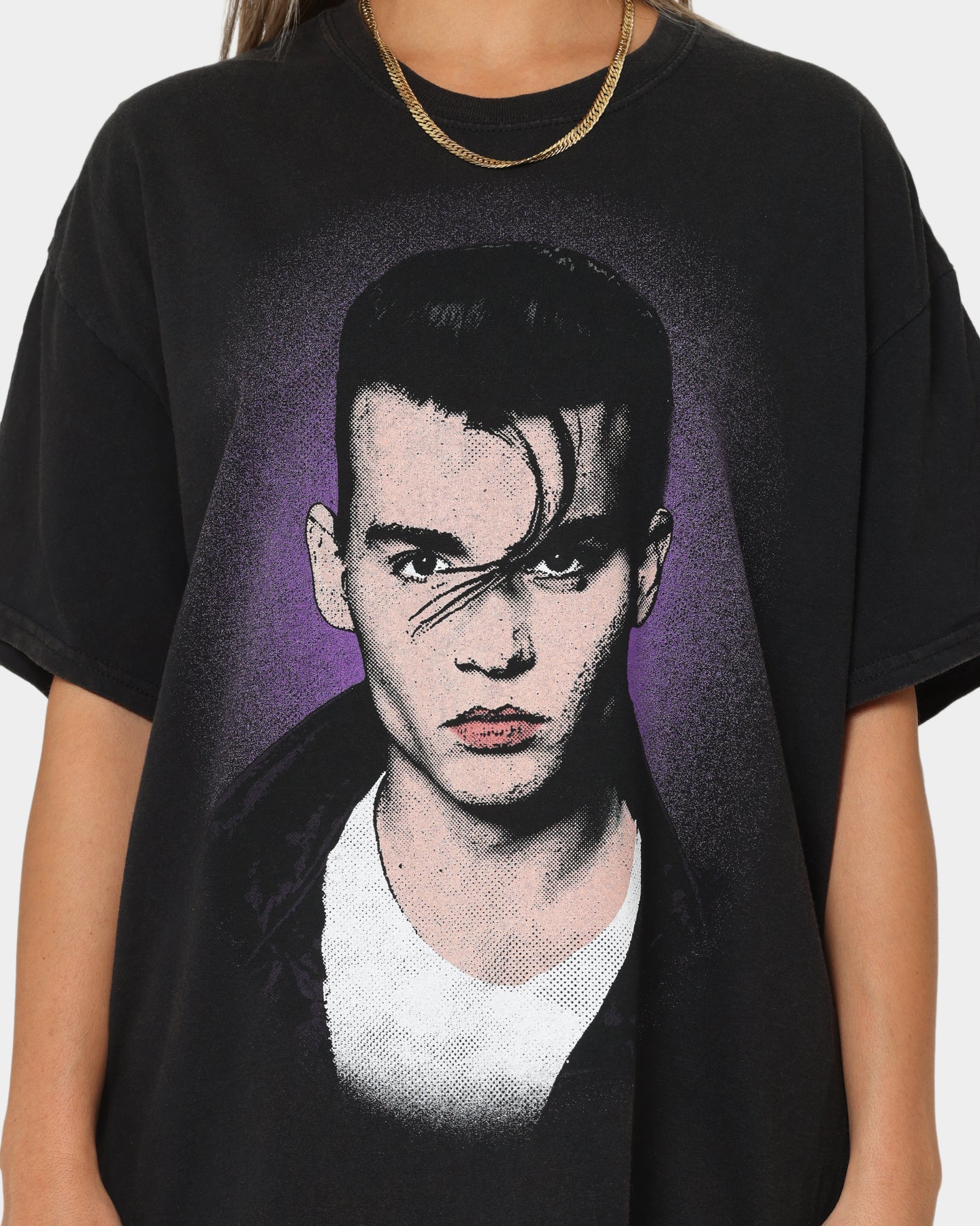 Goat Crew Cry Baby Vintage T-Shirt Black Wash Style001