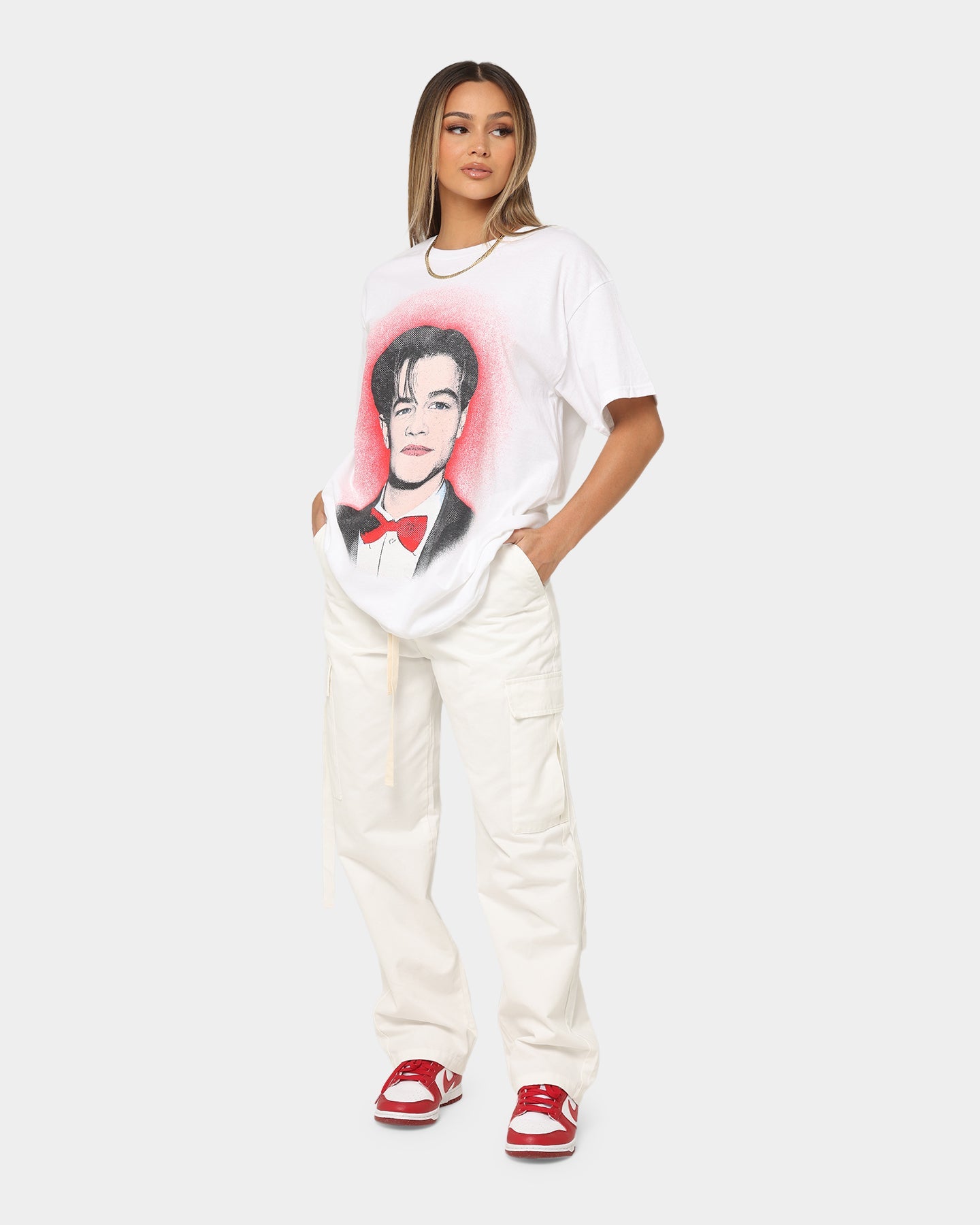 Goat Crew Romeo T-Shirt White Style001