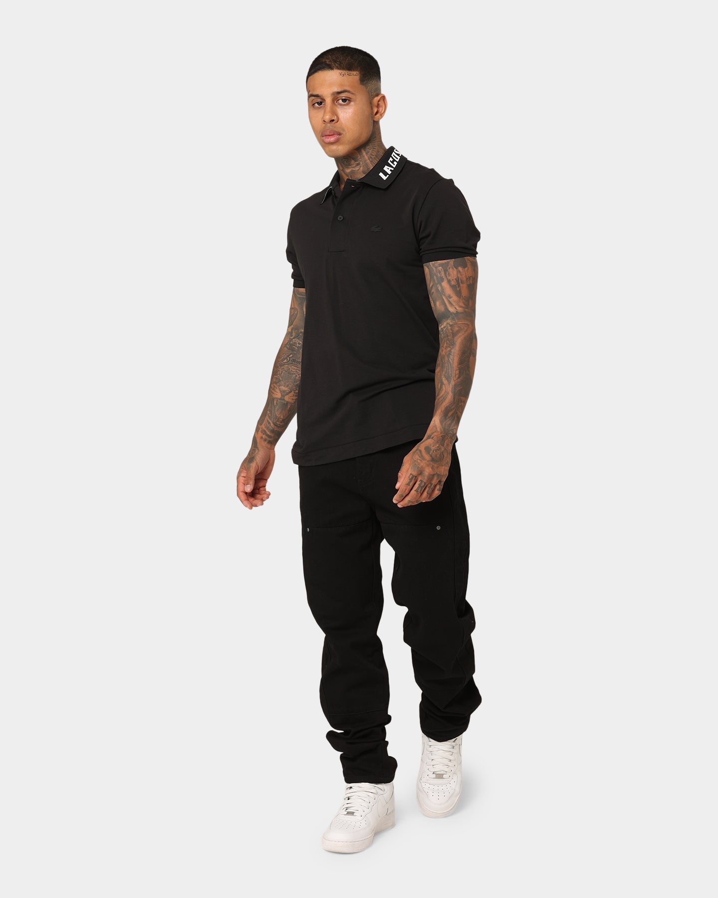 Lacoste Active Slim Fit Polo T-Shirt Black
