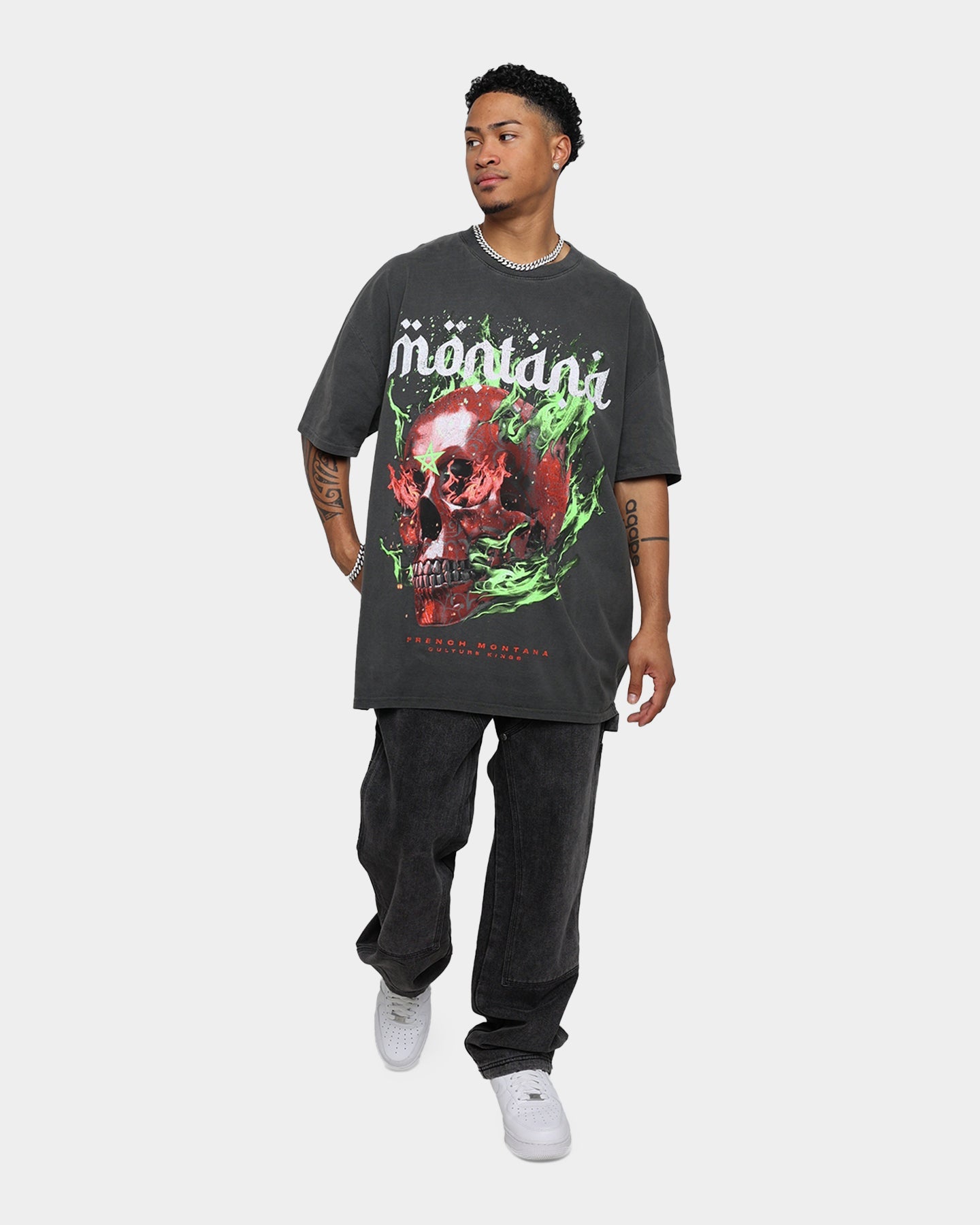 Goat Crew French Montana Vintage T-Shirt Black Wash