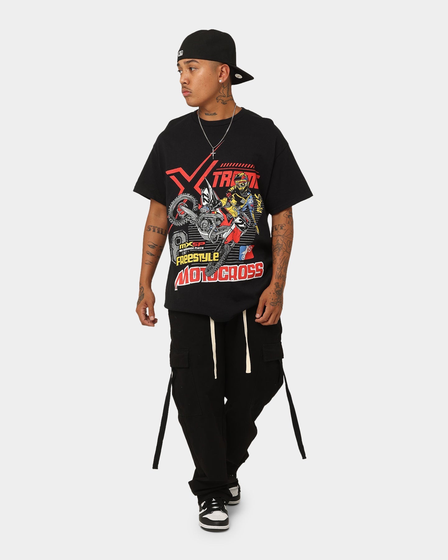 Goat Crew XTreme Motorcross T-Shirt Black