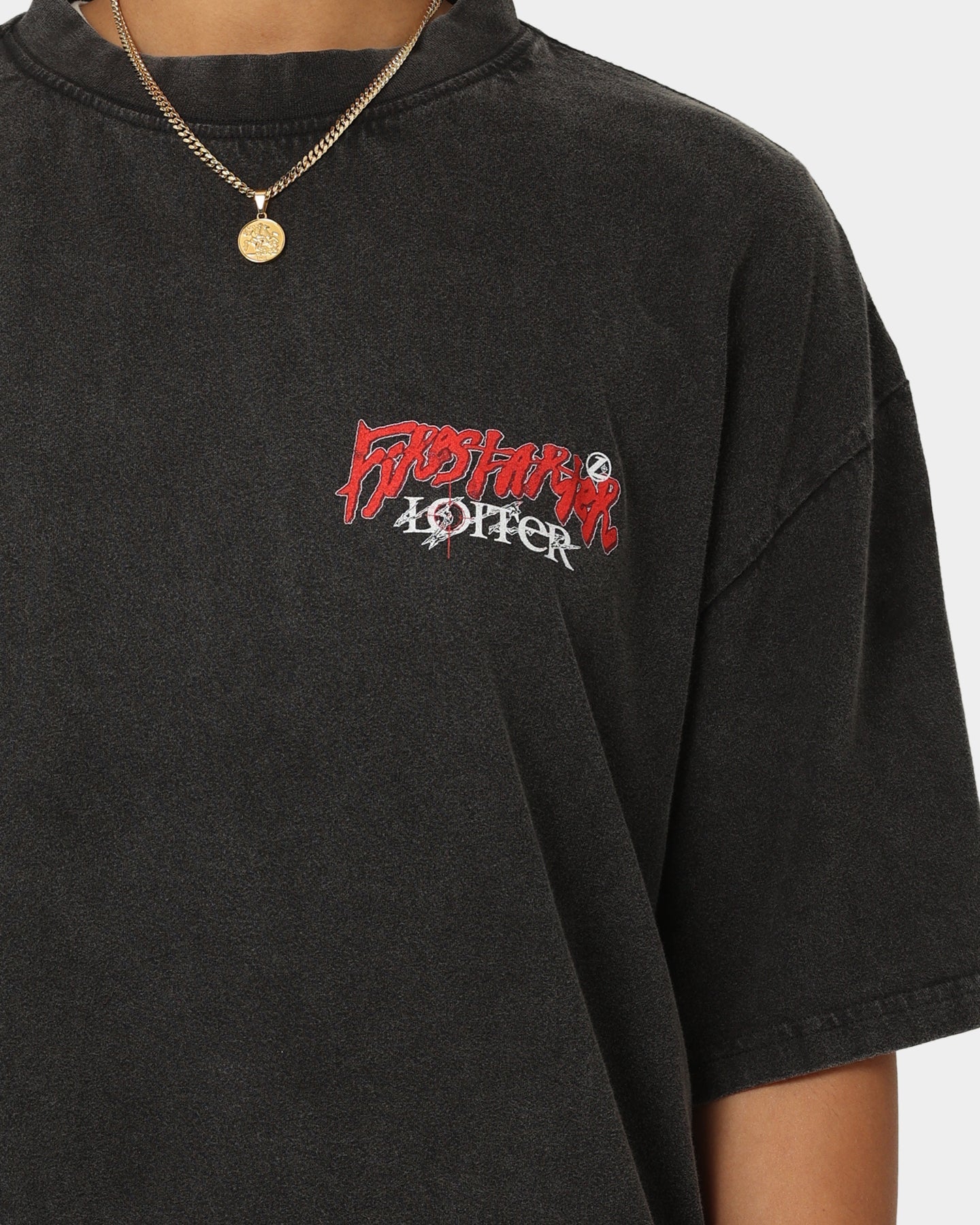 Loiter Firestarter Vintage T-Shirt Vintage Black Style001