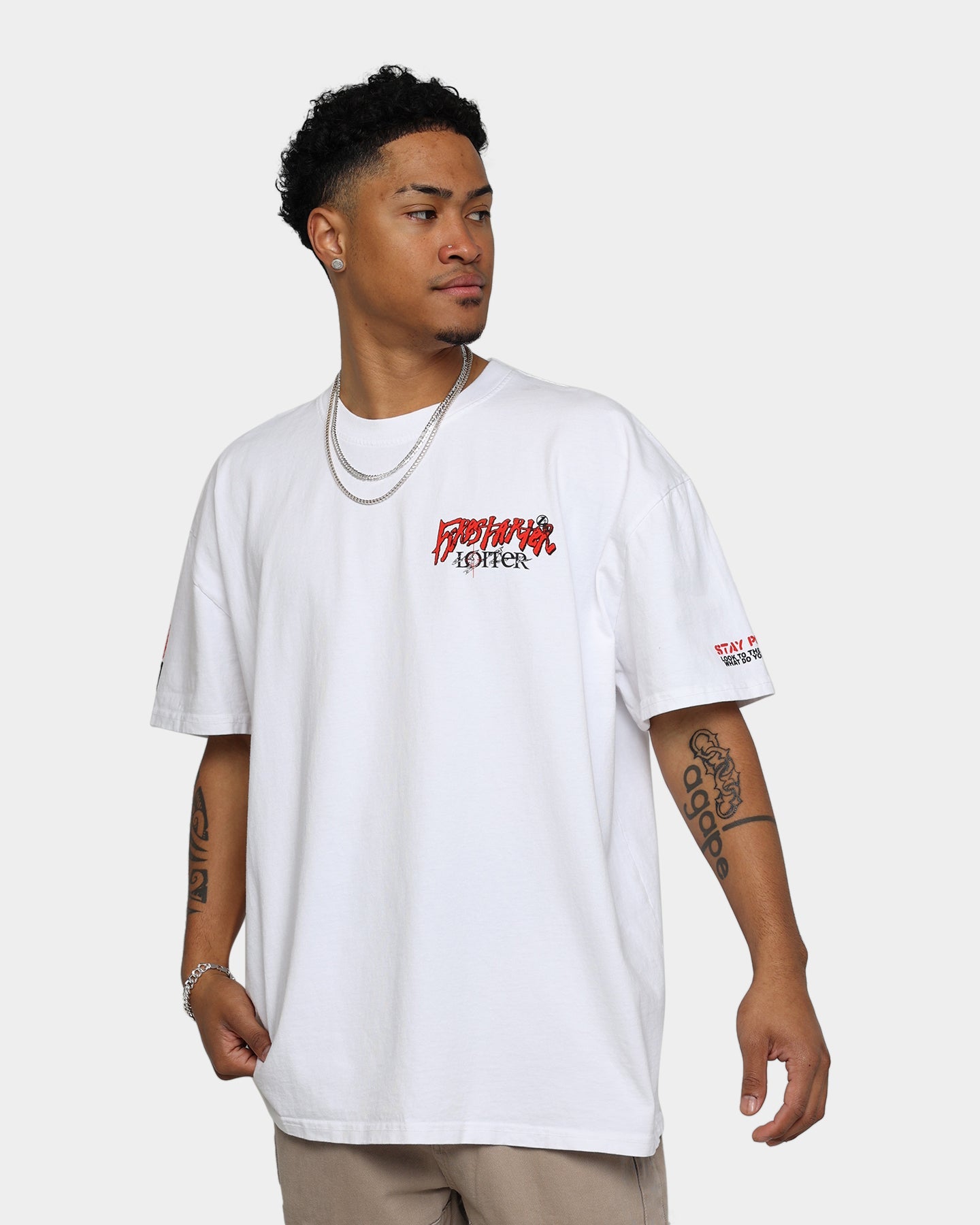 Loiter Firestarter Vintage T-Shirt White