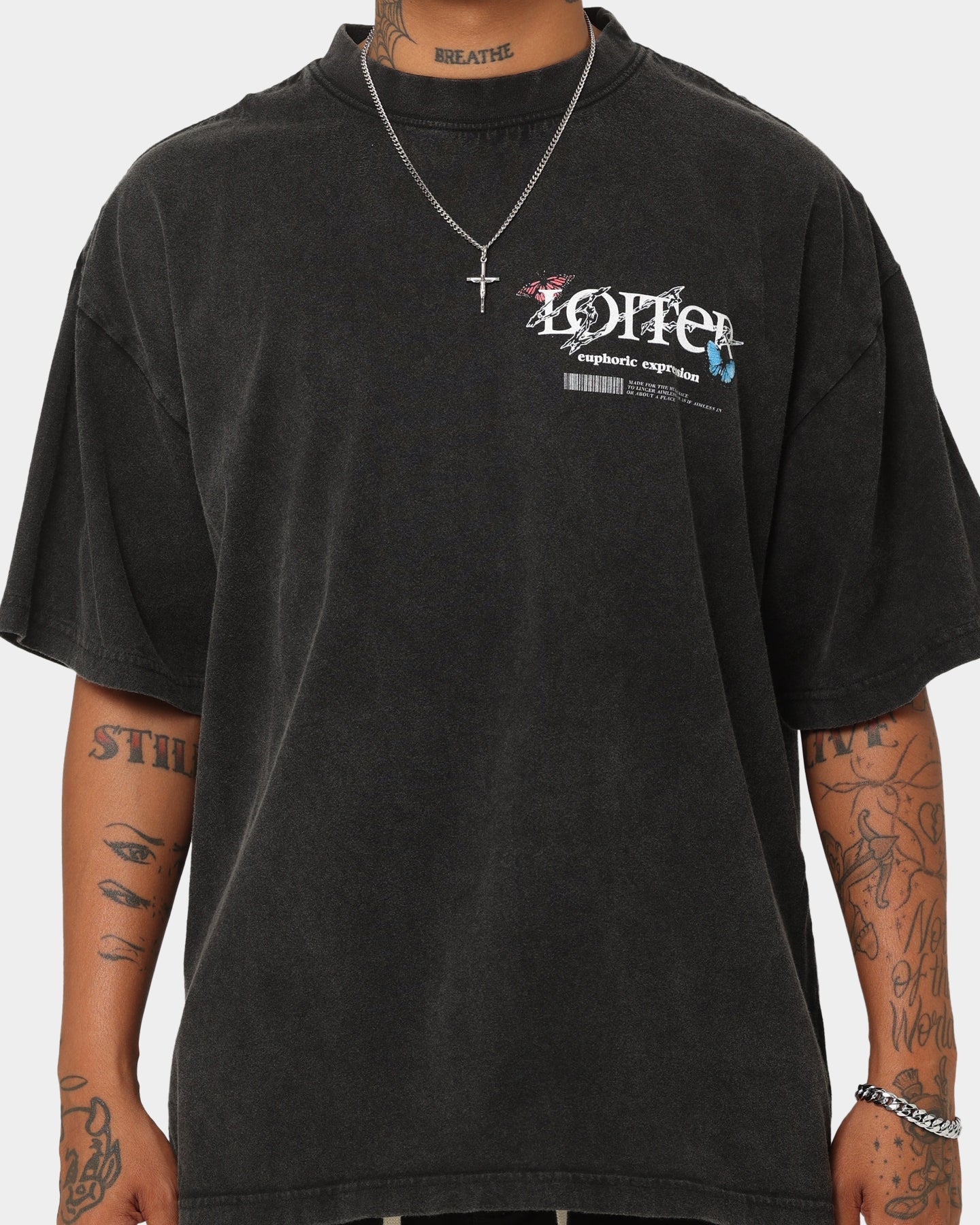 Loiter Euphoria Vintage T-Shirt Vintage Black
