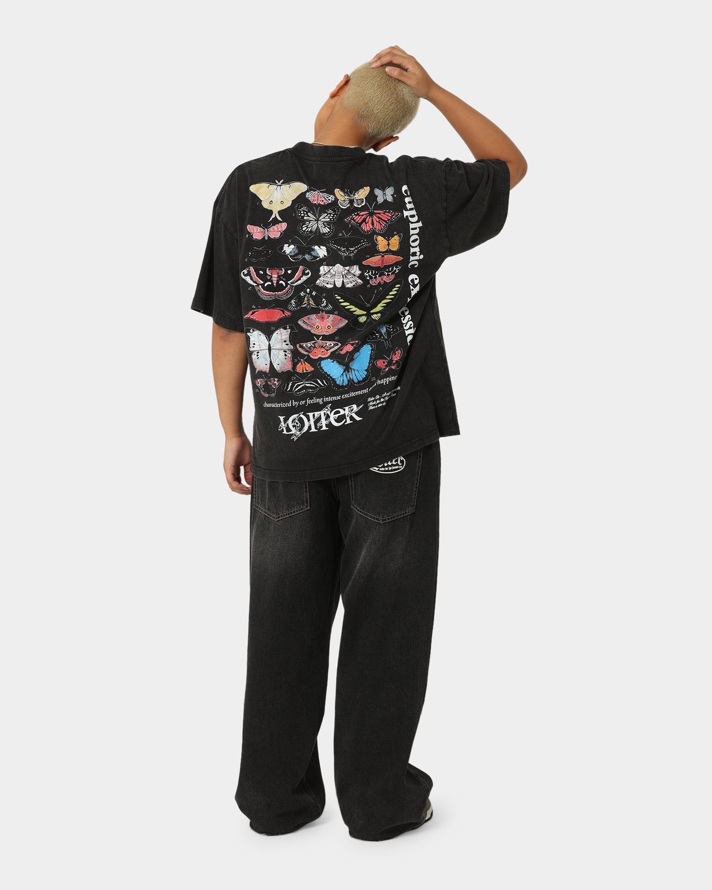 Loiter Euphoria Vintage T-Shirt Vintage Black Style001