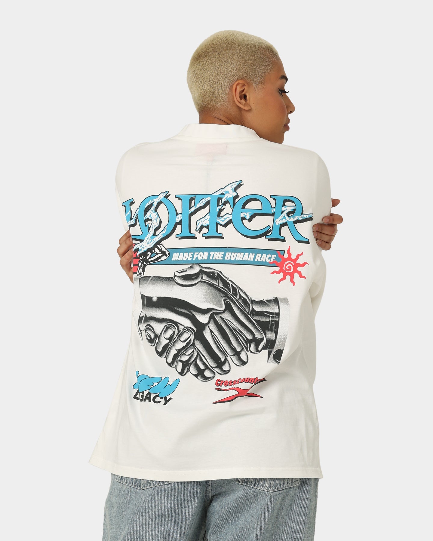 Loiter New Legacy Vintage T-Shirt Off White Style001