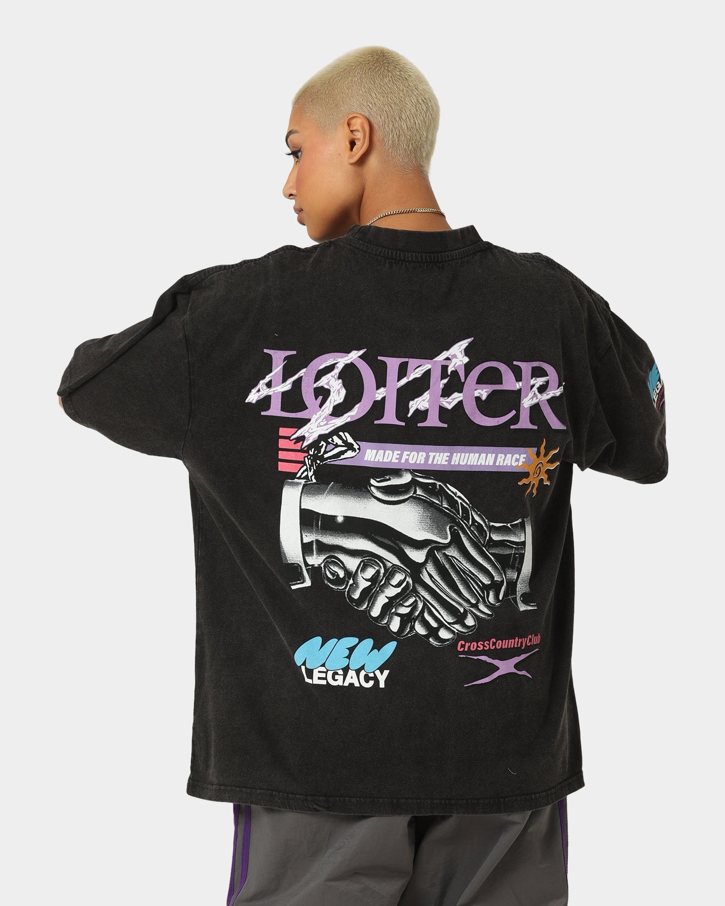 Loiter New Legacy Vintage T-Shirt Vintage Black Style001