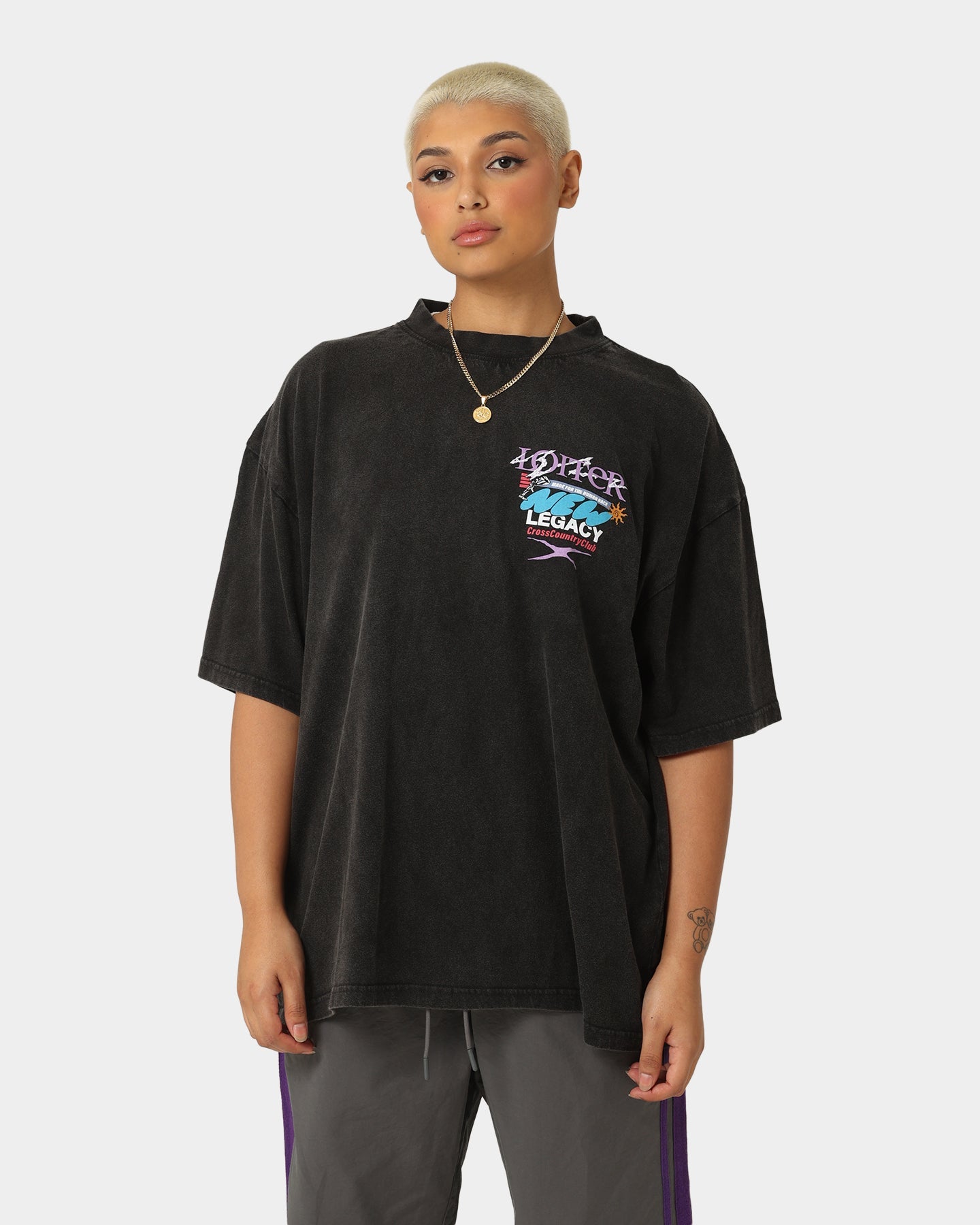 Loiter New Legacy Vintage T-Shirt Vintage Black Style001