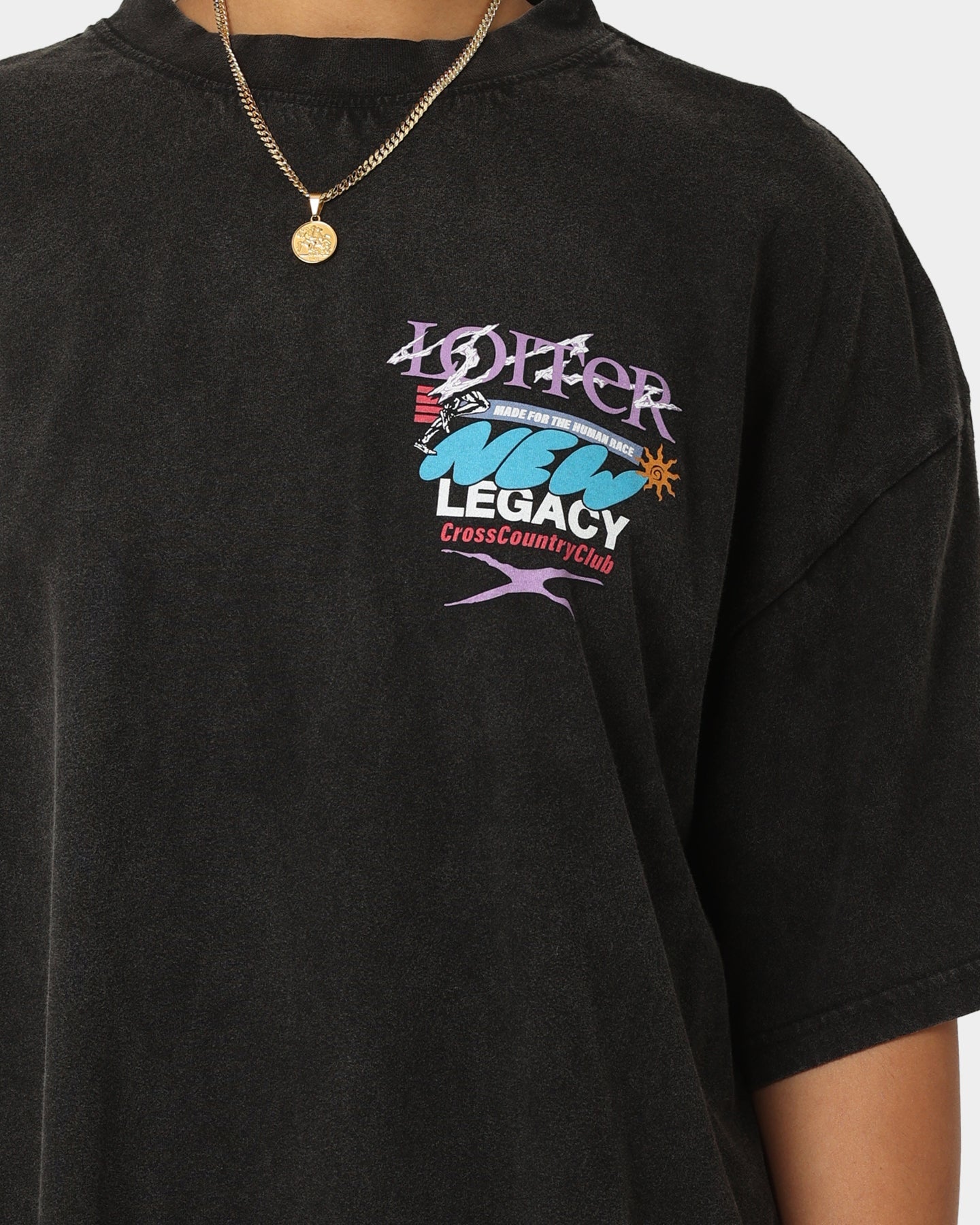 Loiter New Legacy Vintage T-Shirt Vintage Black Style001