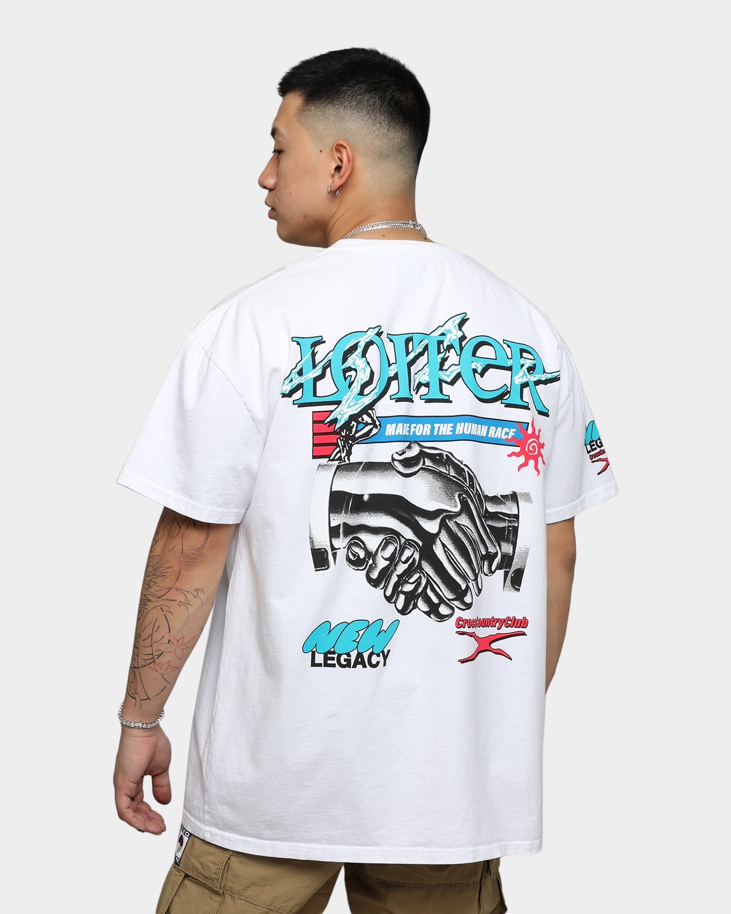 Loiter New Legacy Ultra Premium Vintage T-Shirt White