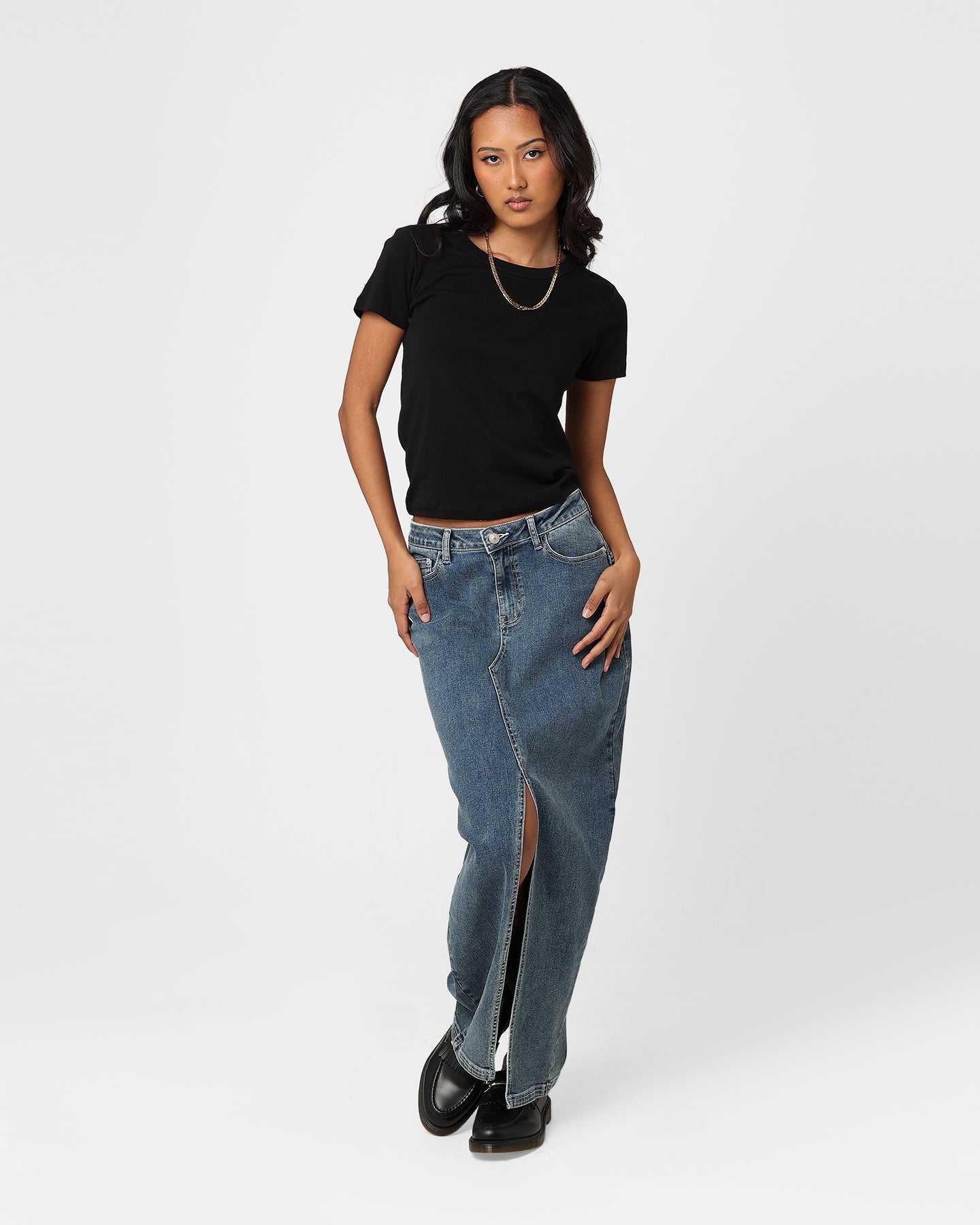 AS Colour Women's Organic Rib T-Shirt Black